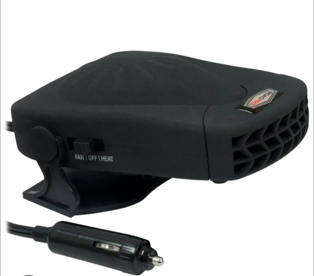 Roadpro Black Corded Electric 2 Speed Swivel Base Space Heater