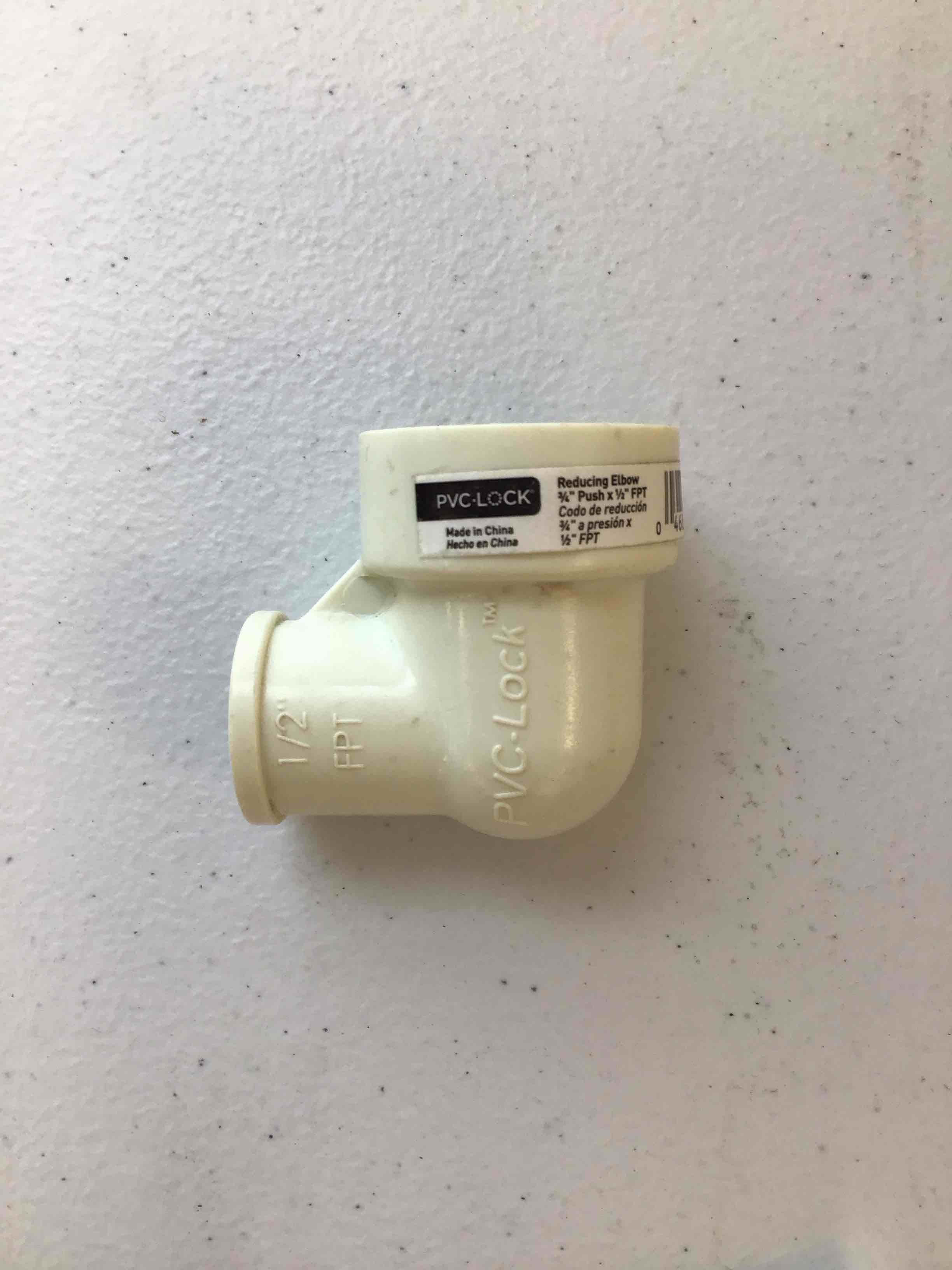 Condition photo showing New/Like New for orbit pvc-lock elbow