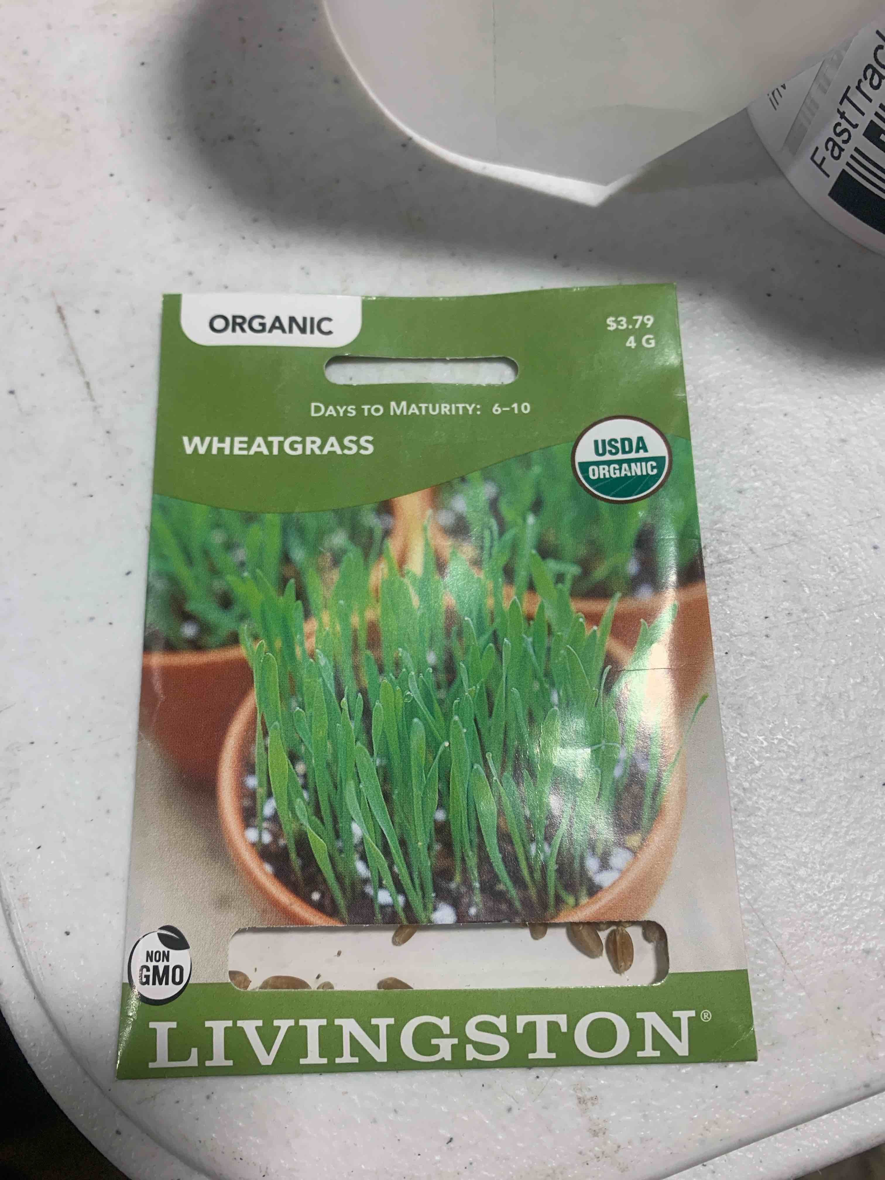 Livingston Seeds Organic Wheatgrass 4G