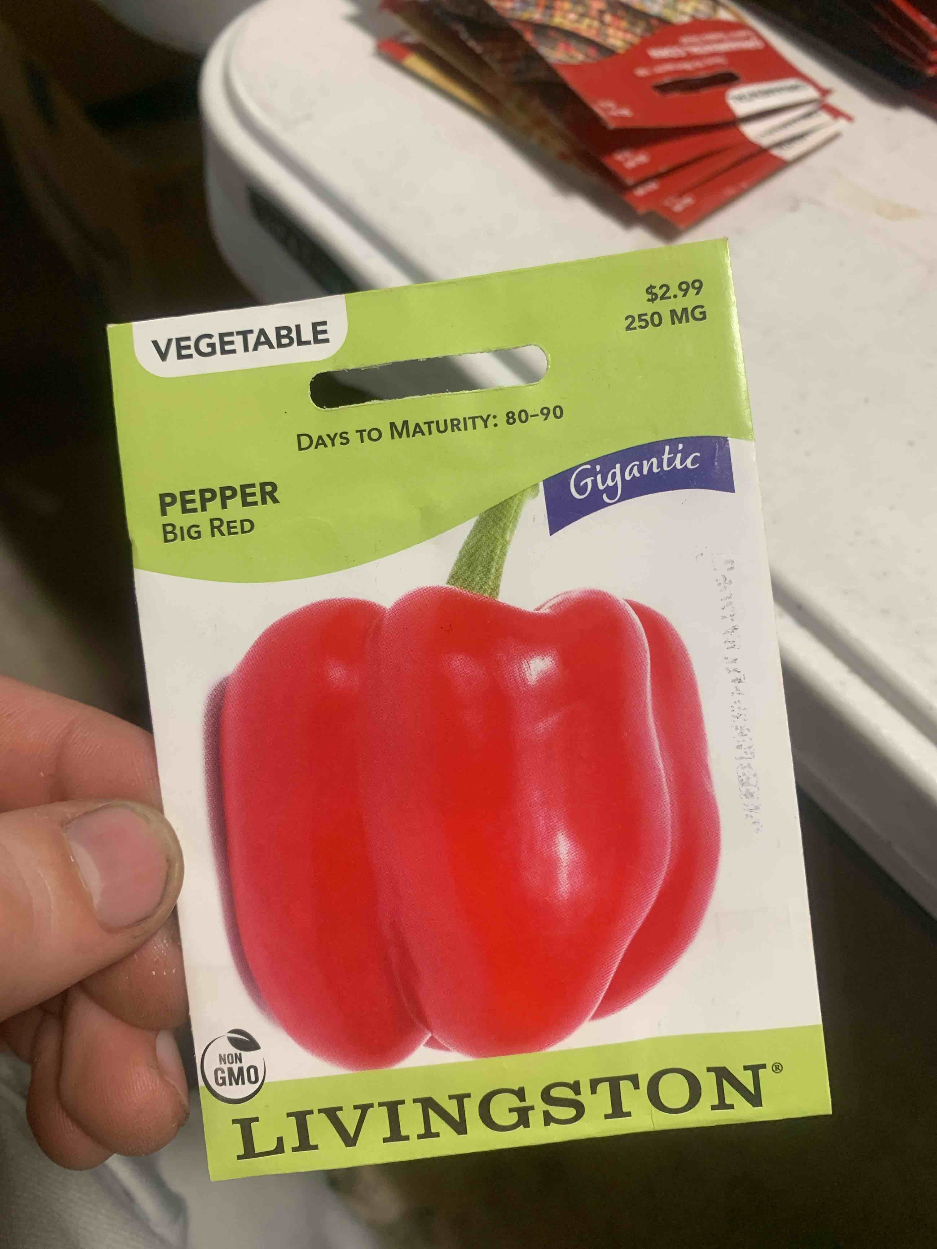 Livingston Seeds, Big Red Pepper 250mg