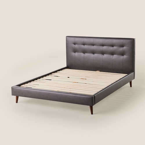 Side And Foot Rails For Primo Ryan Full Size Platform Bed, Dark Gray (Side And Foot Rails Only)