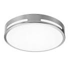 Flexinstall LED 10 in. Brushed Nickel Cut Out Detail Recessed Ceiling Light for Home with 5CCT DuoBright Dimming