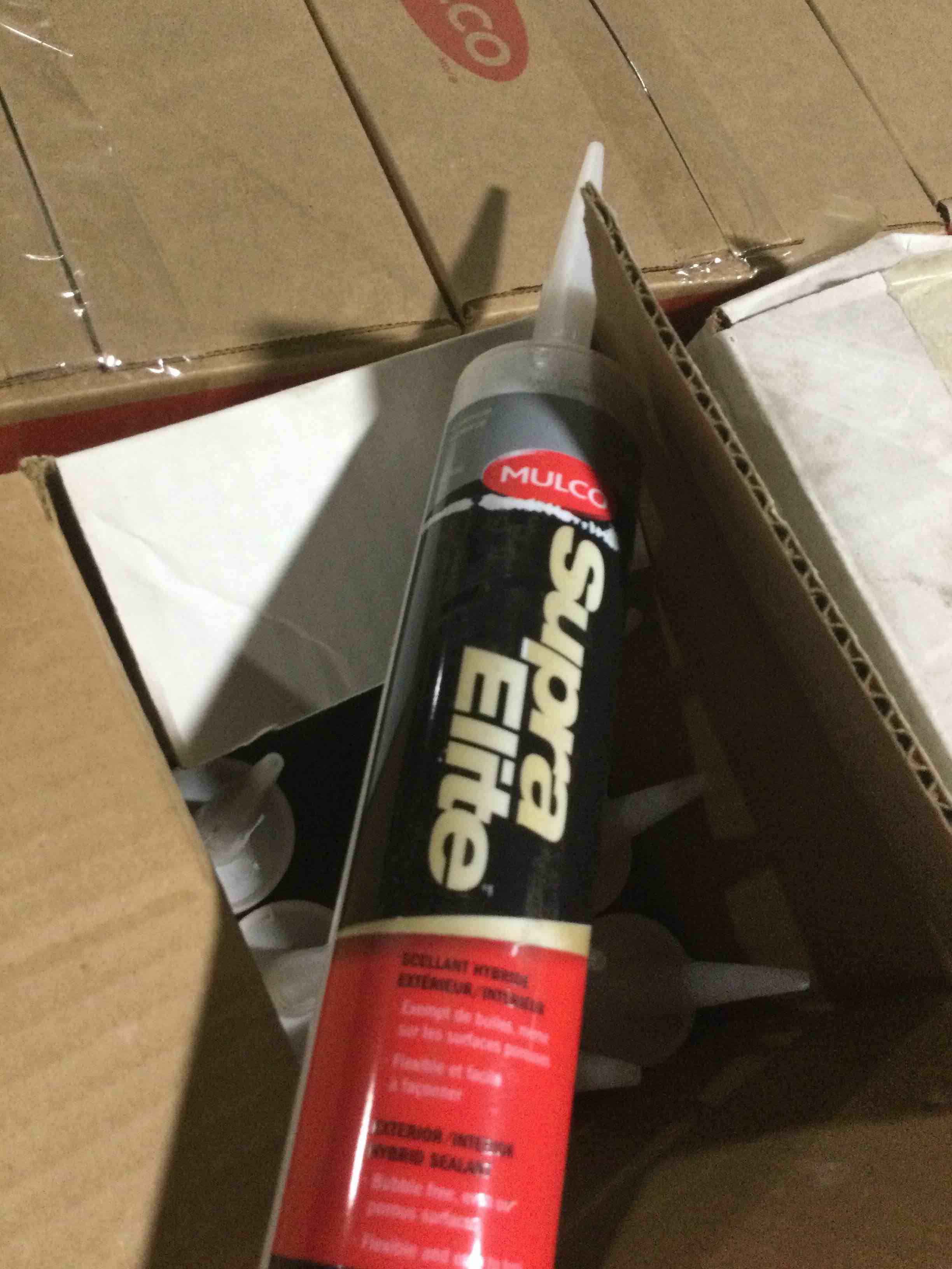 box of 8 mulco Supra elite 107650 12x300 sealant-aluminum 
