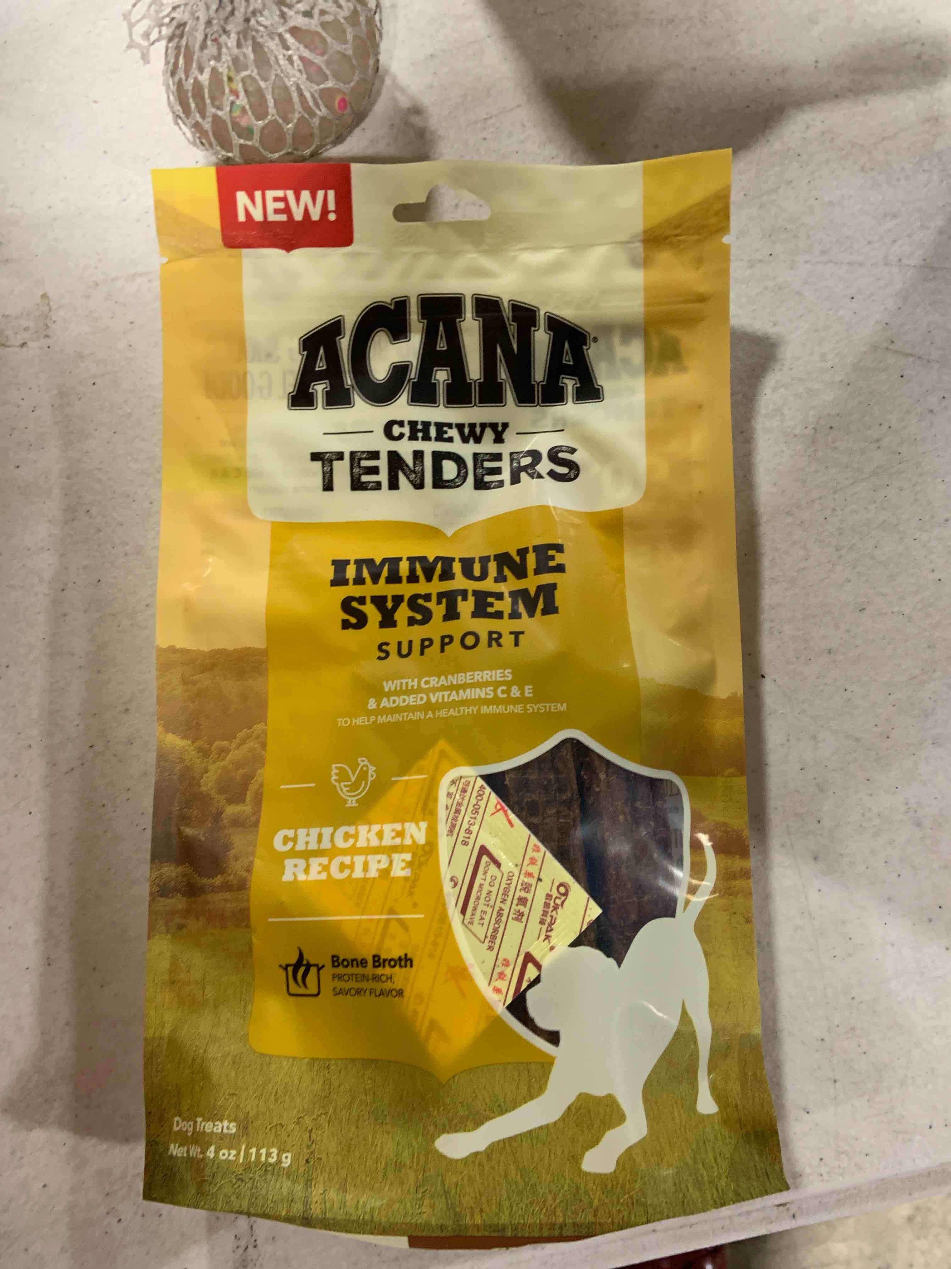 ACANA Chicken Chewy Tenders Dog Treats 4 oz.