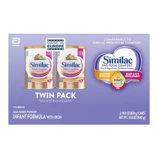 similac pro total comfort powder formula 2-28.9 oz 