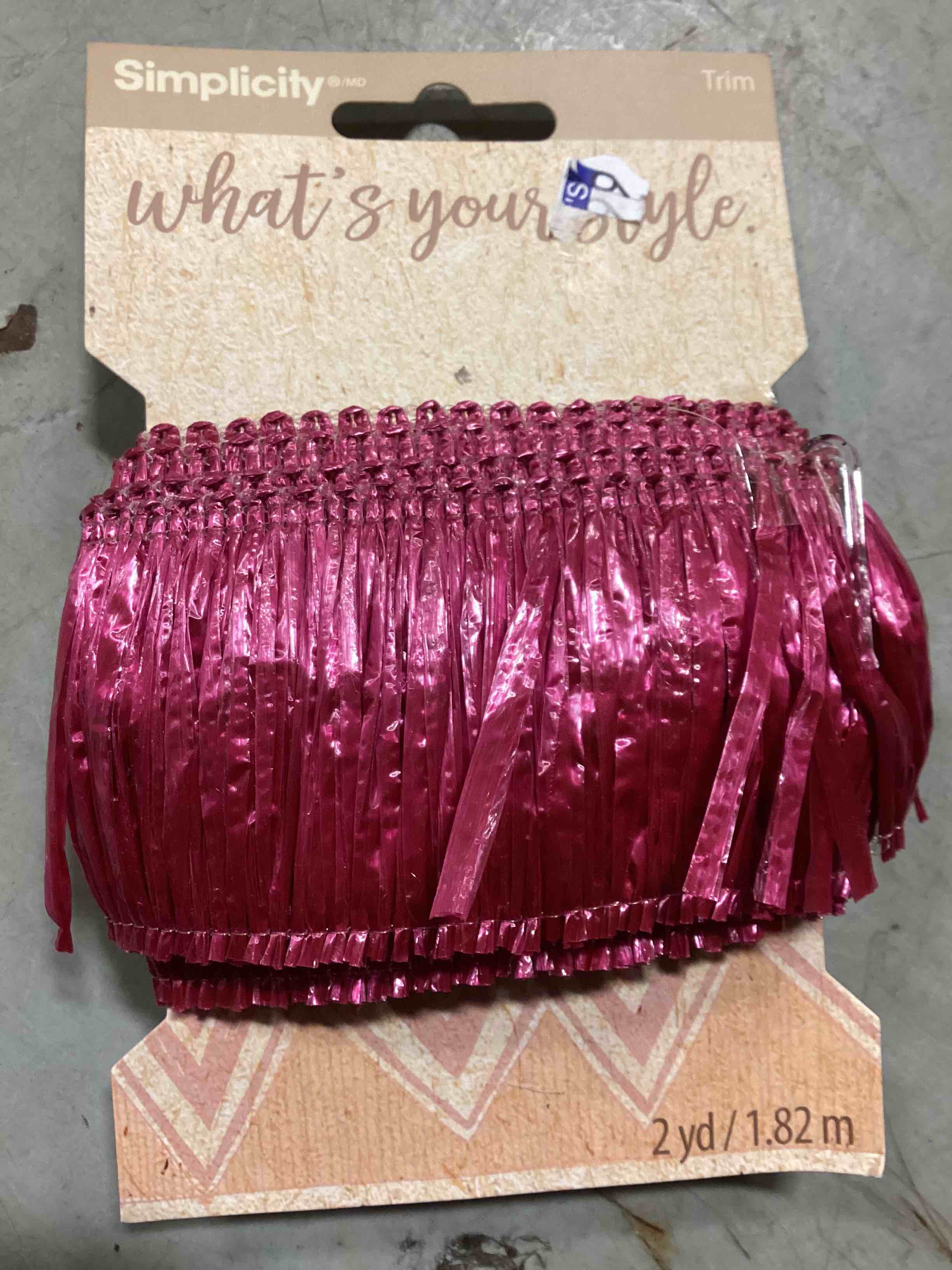 SIMPLICITY WHAT’S YOUR STYLE TRIM, 2 YARDS