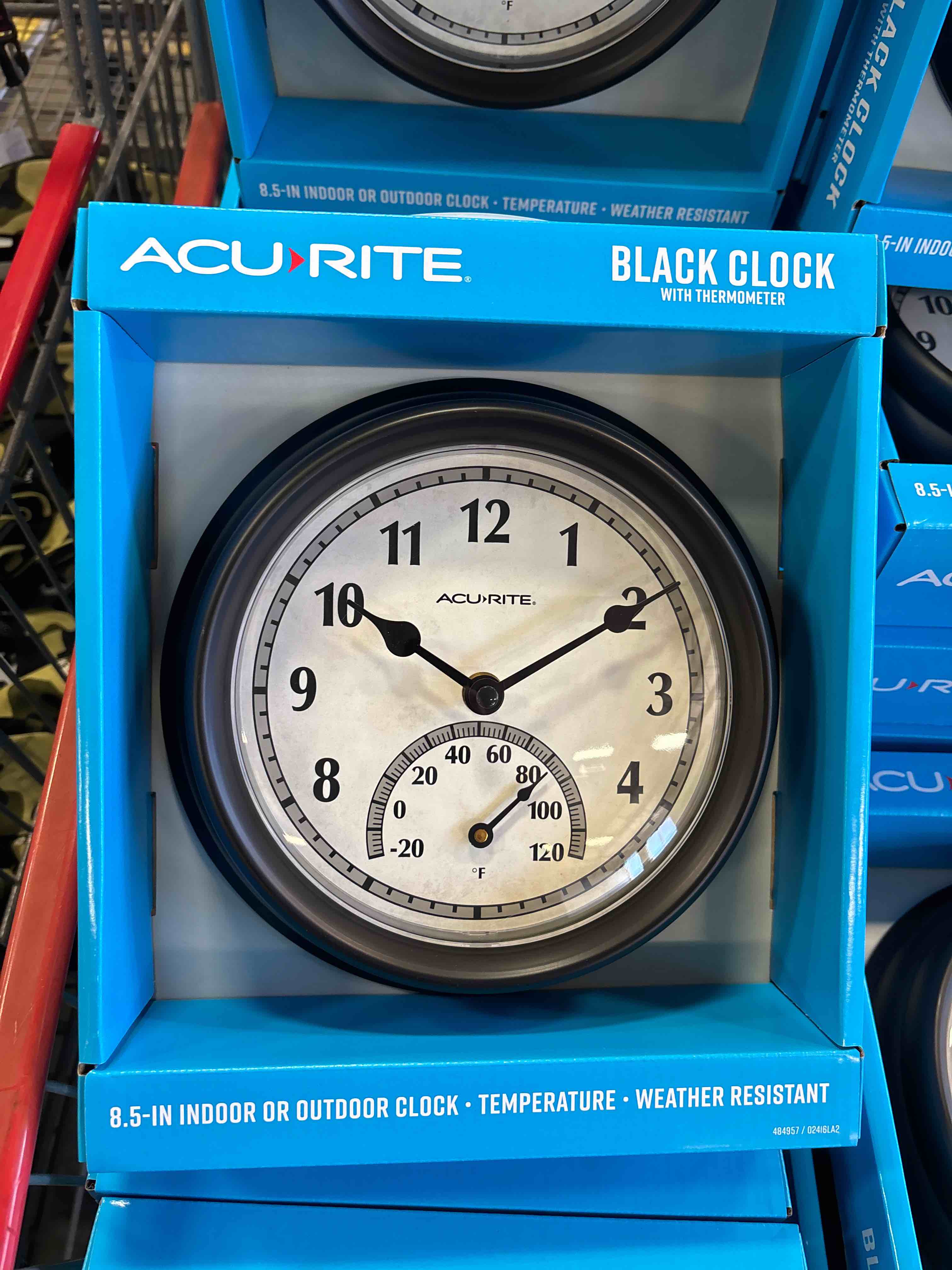 AcuRite Traditional Clock with Thermometer