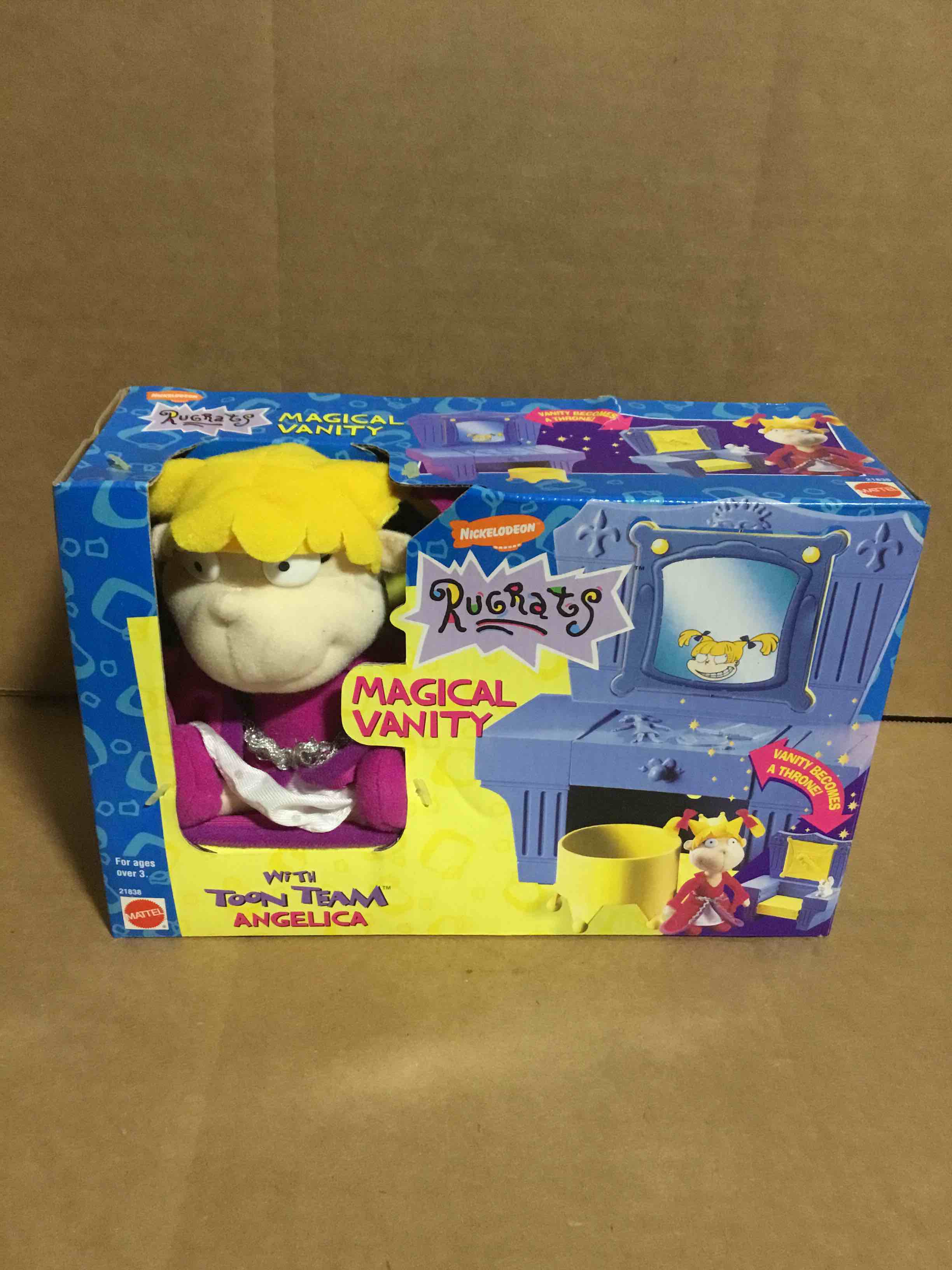 Nickelodeon Magical Vanity With Toon Team Angelica Princess Mattell 1998