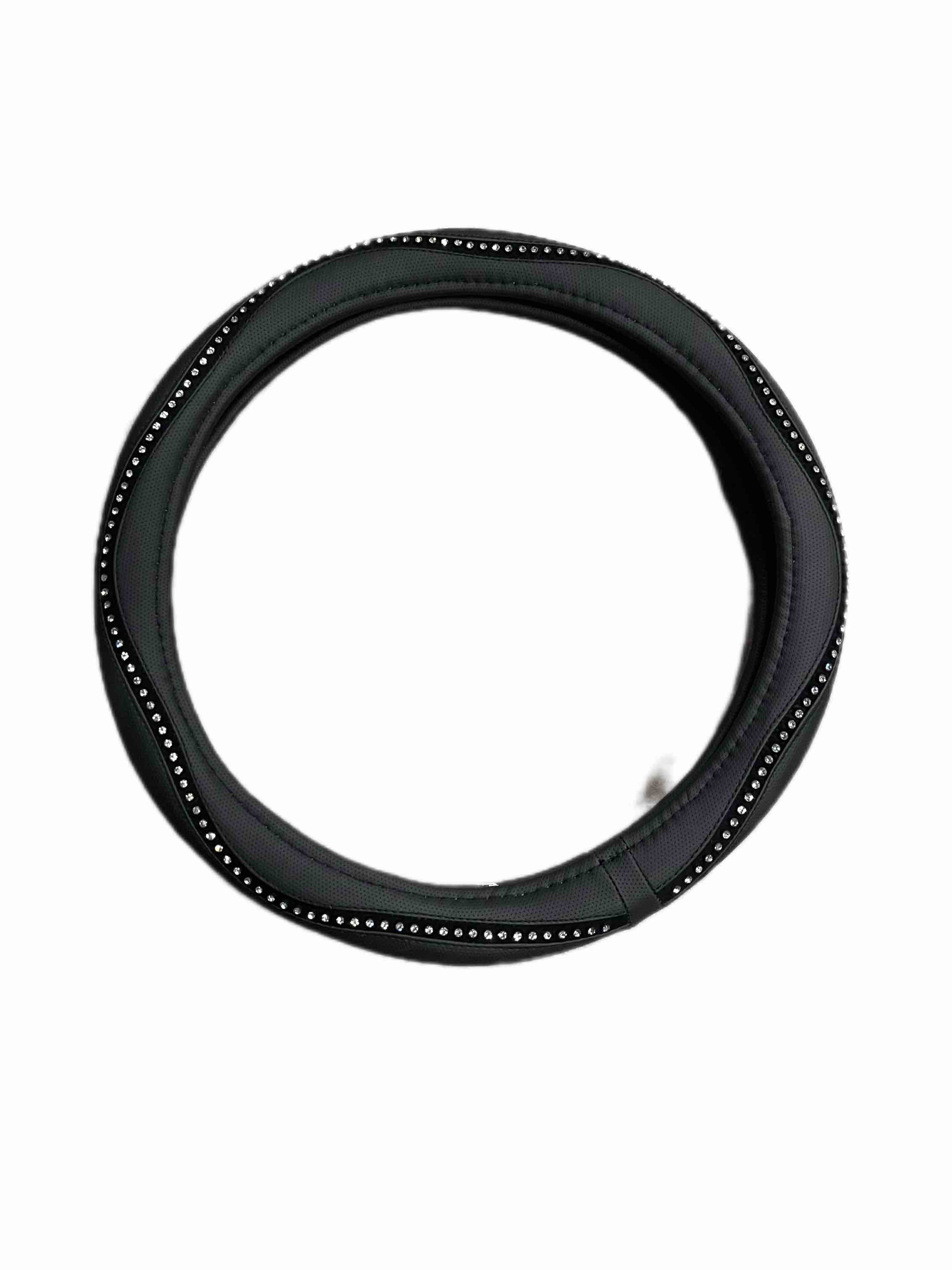 Bell Automotive Black Shaggy Steering Wheel Cover