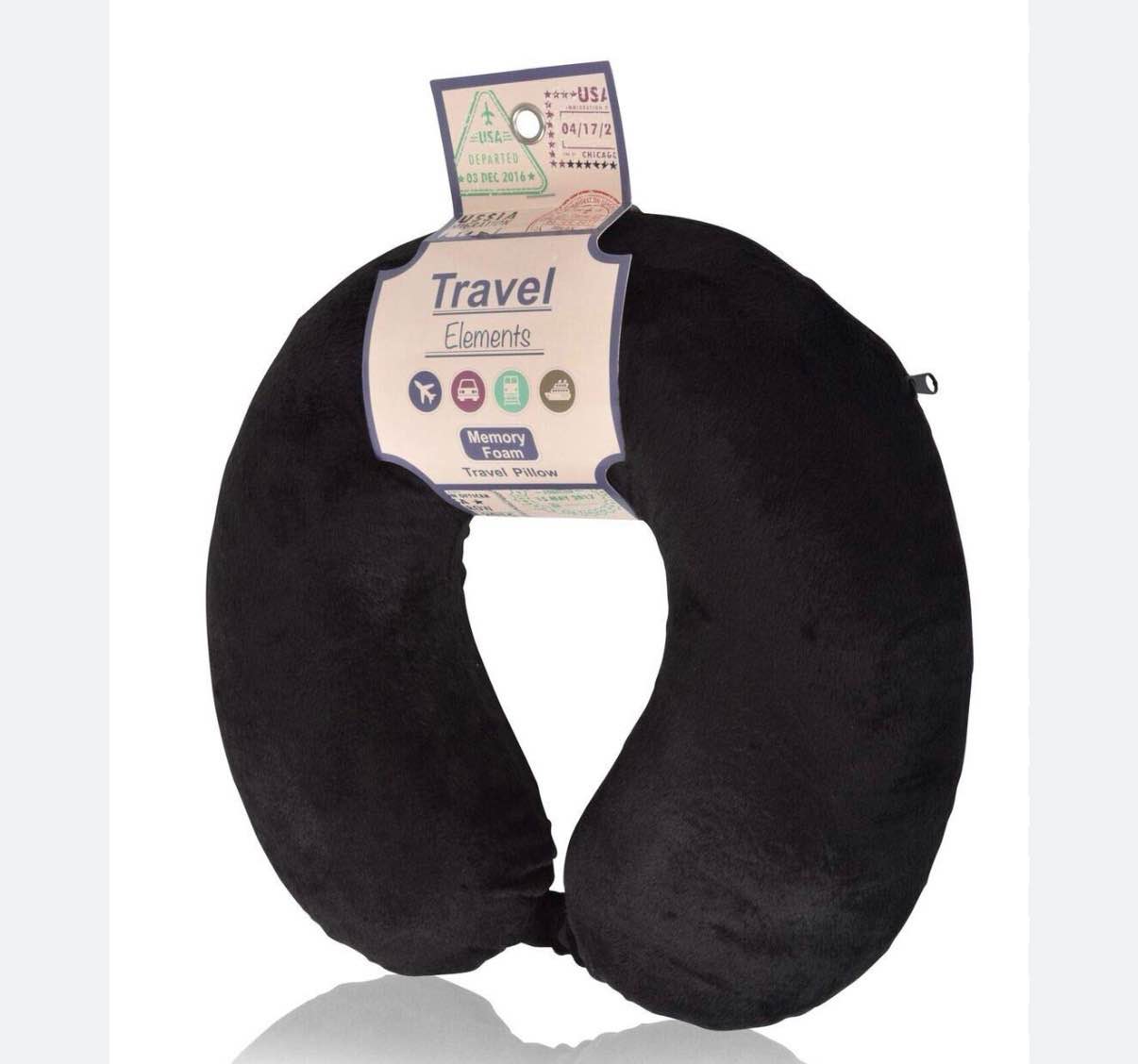Travel Elements travel neck pillow BLACK 