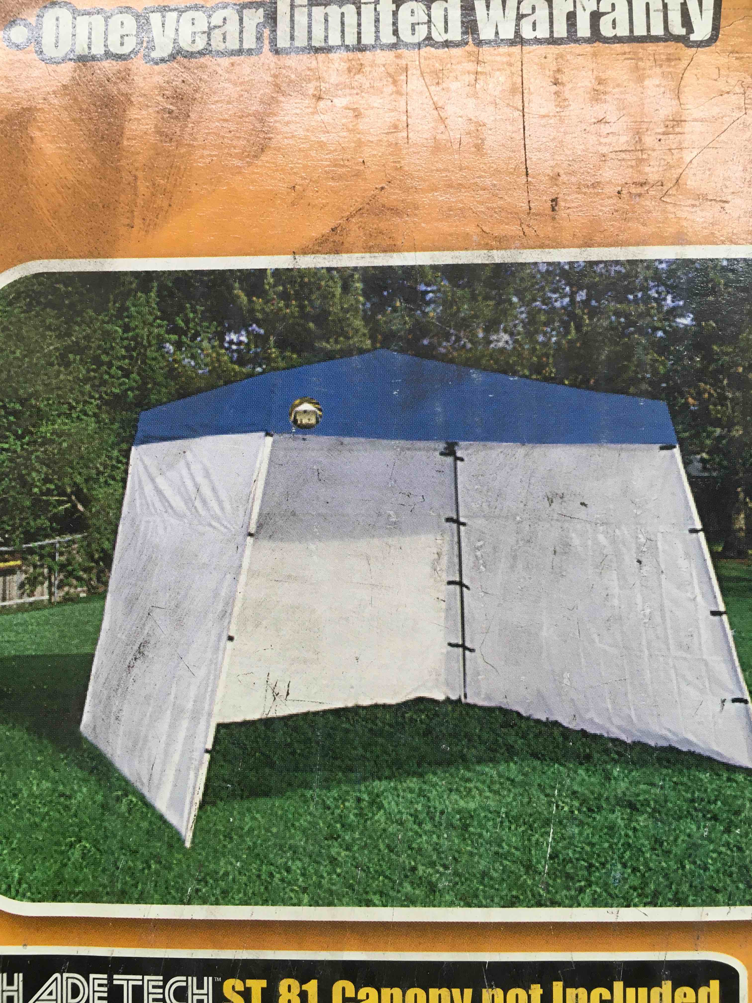 Instant canopy accessory wall panel kit for 10 x 10 ST81 canopies shadetech