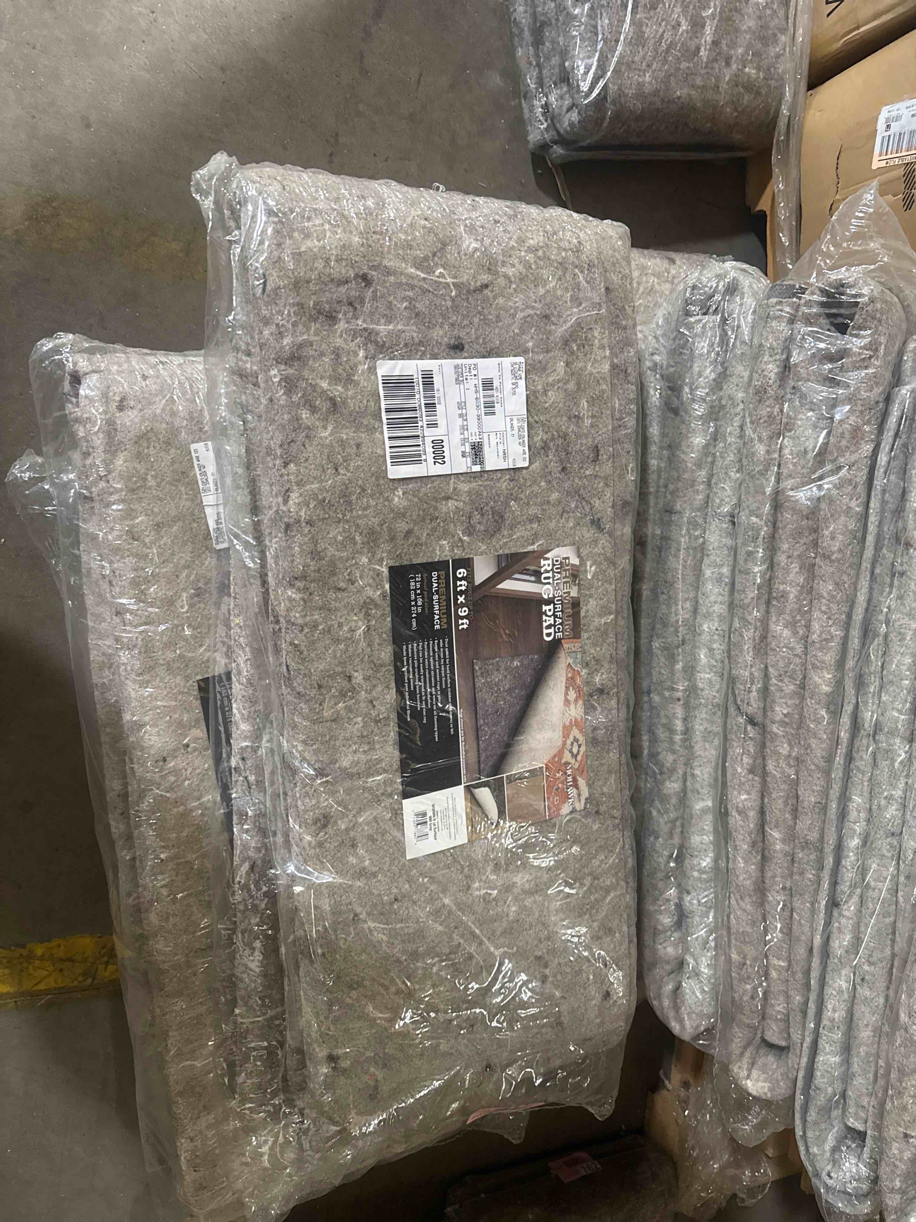 premium dual surface rug pad 6’ x 9’