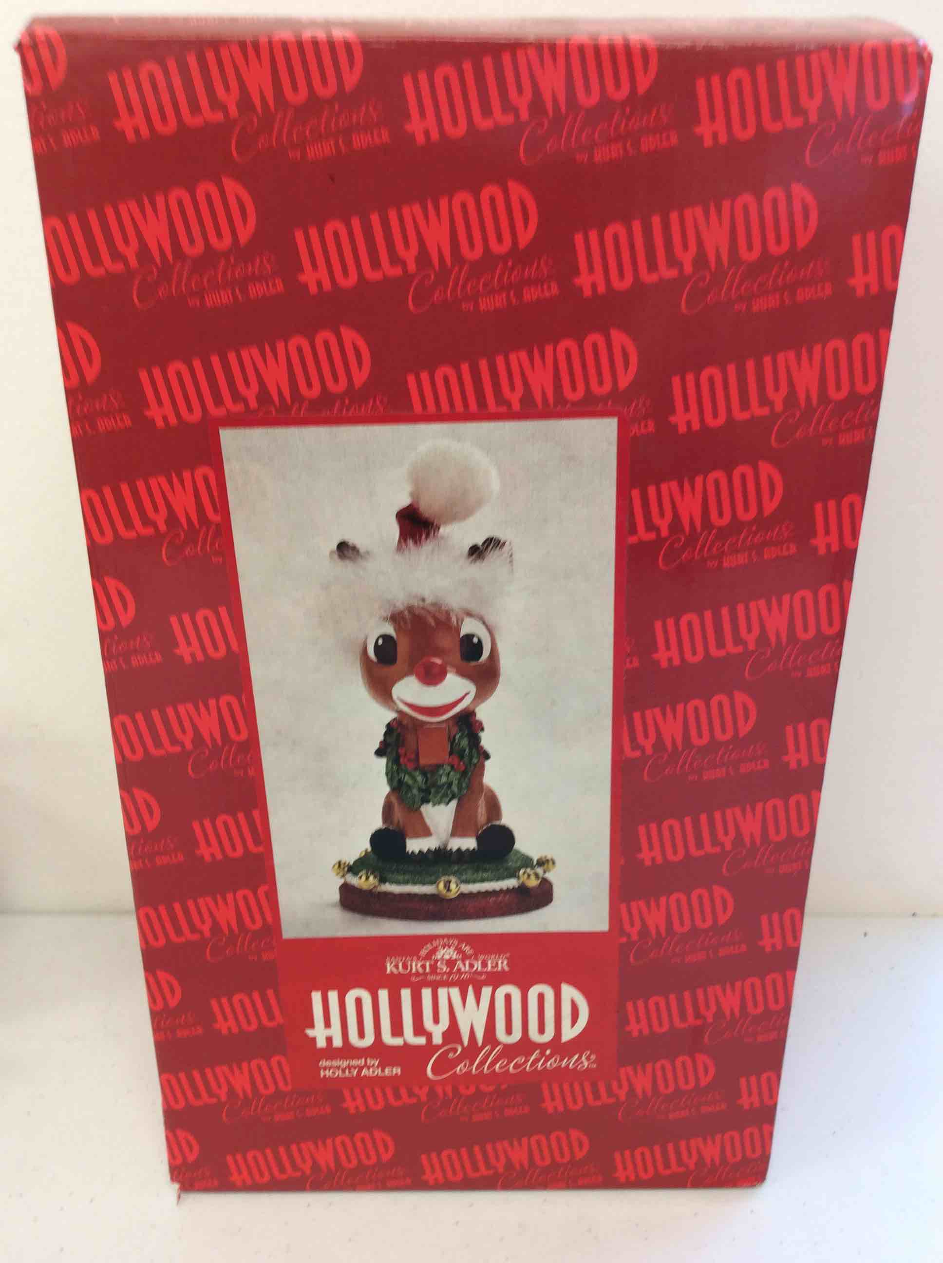 Condition photo showing New/Like New for santa’s holidays are world kurt’s adler reindeer