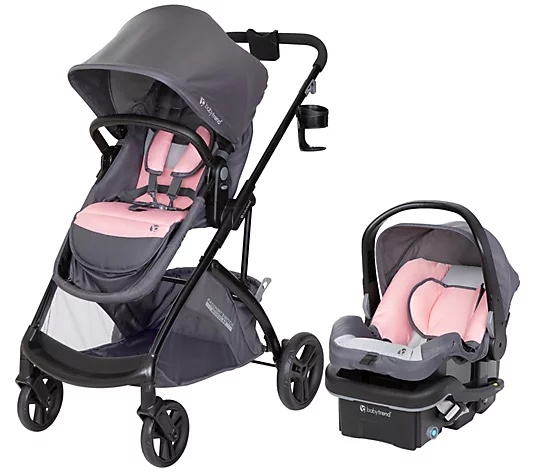 Baby Trend Passport Switch Modular Travel System, Desert Pink TS06E15A
