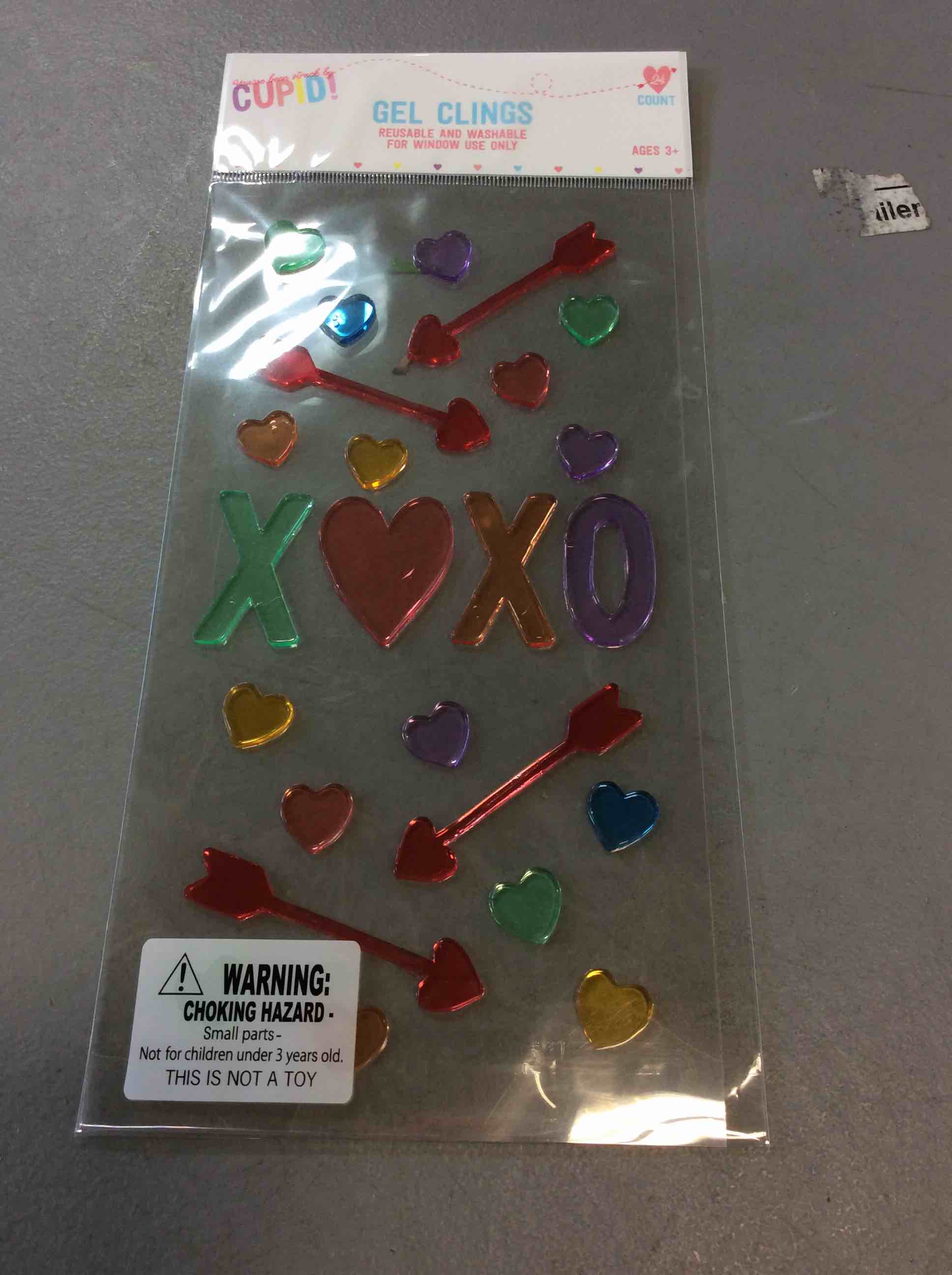 assorted Cupid gel clings