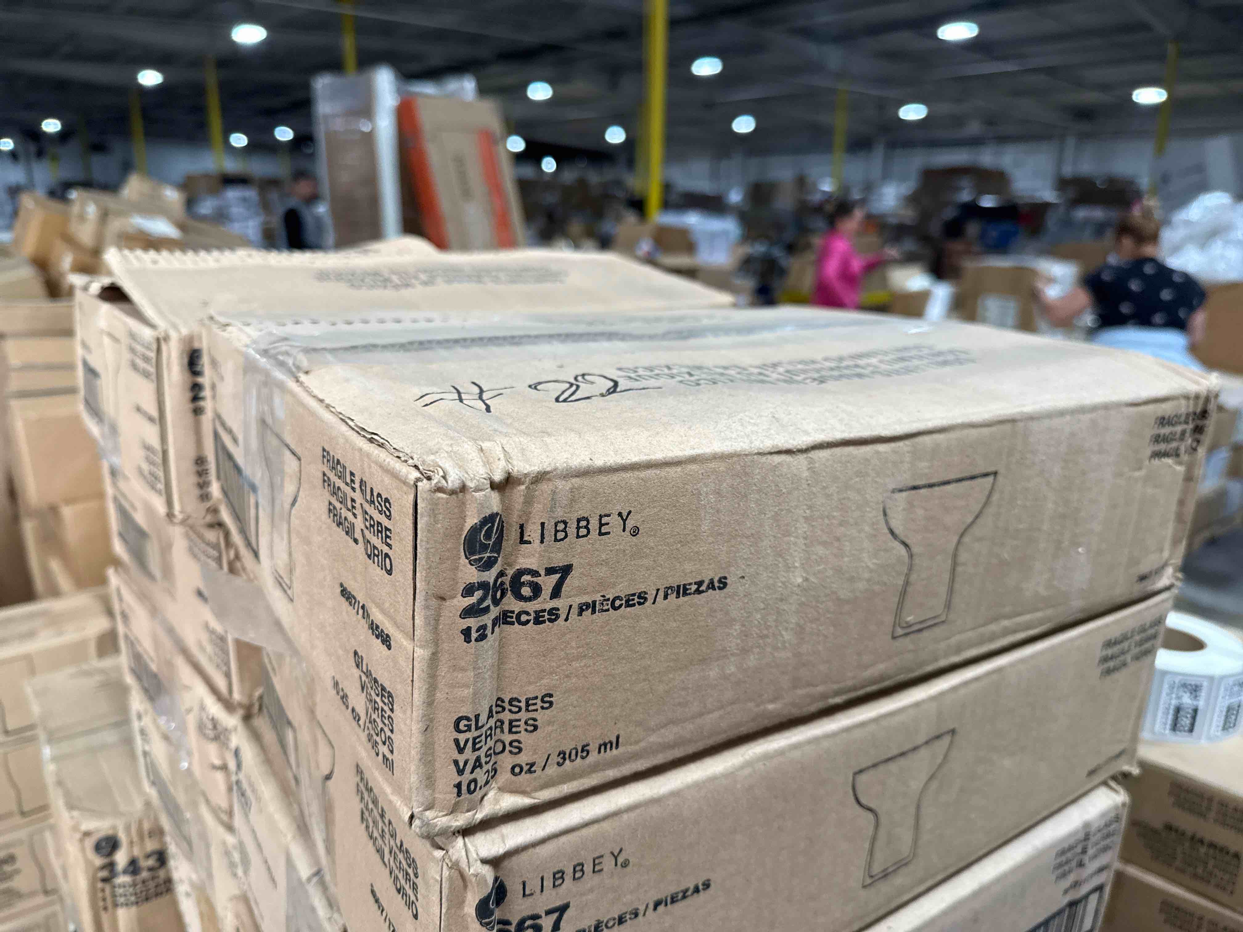 case of 12 Libbey 2667 10 1/4 oz Symbio Martini/Margarita Glass, Clear