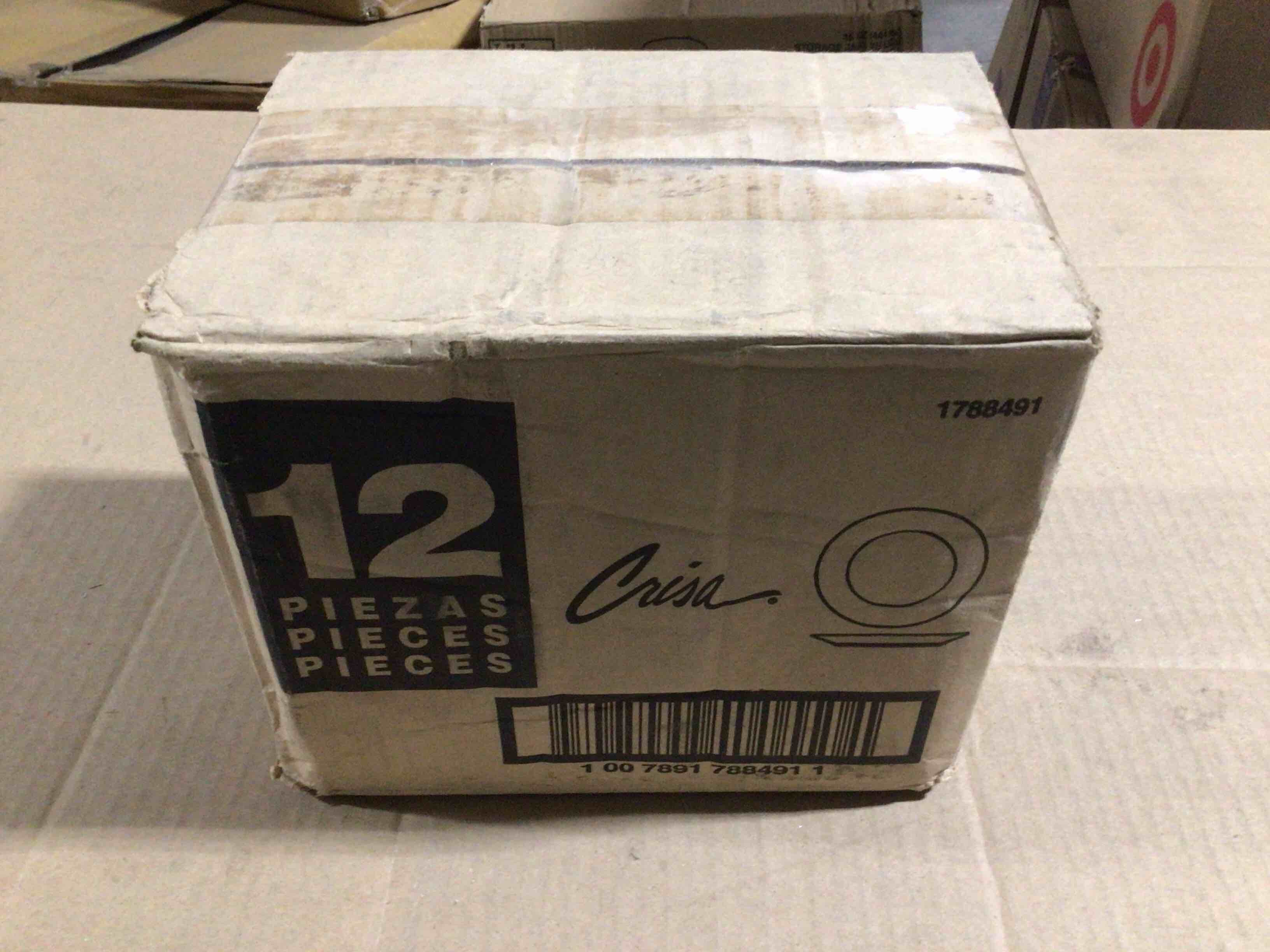 Case of 12 Libbey 7.5 Inch Crisa Glass Salad Plates 