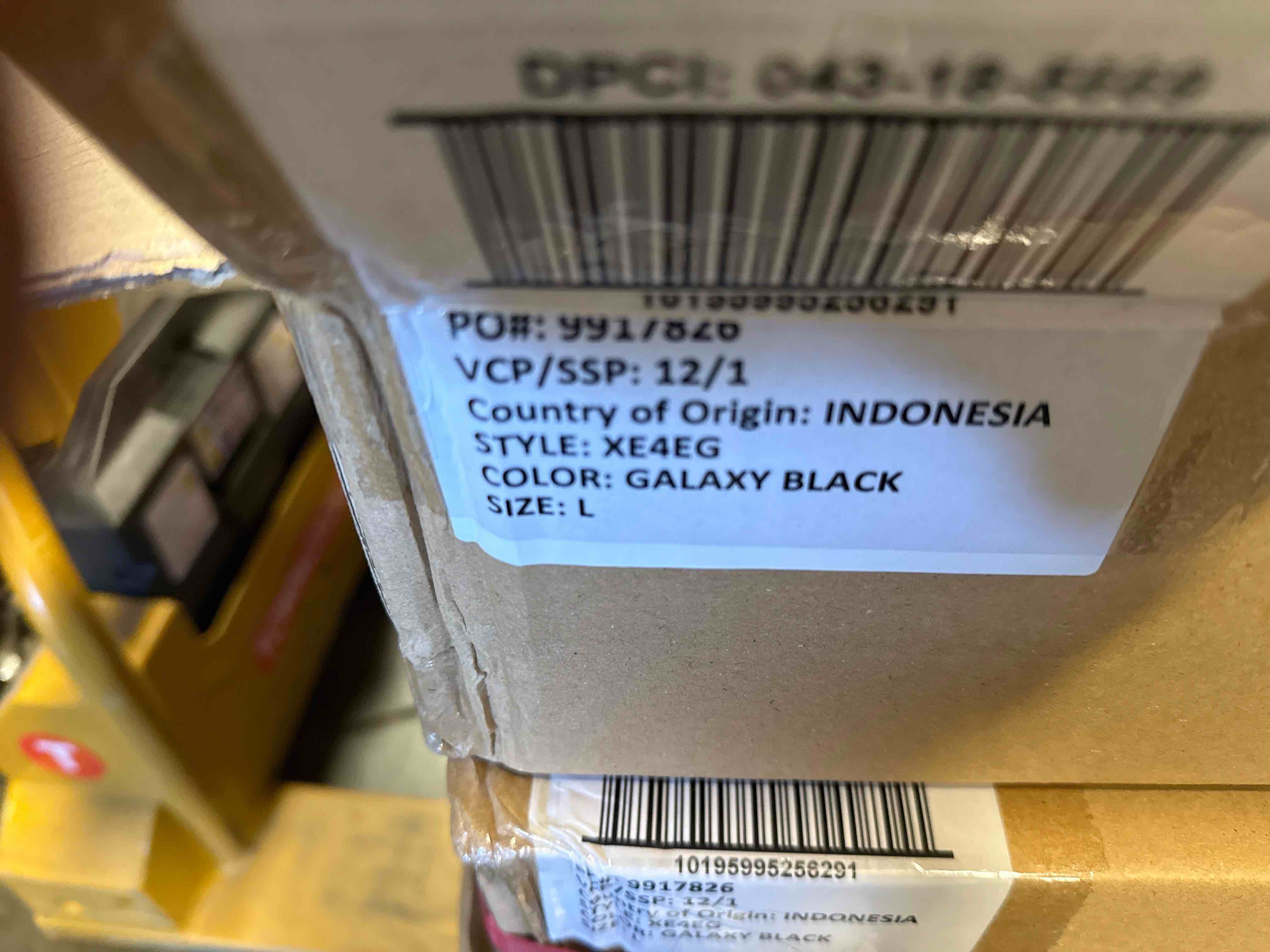 case of 12 Men's Long Sleeve T-Shirt - Original Use™ Black Wash L