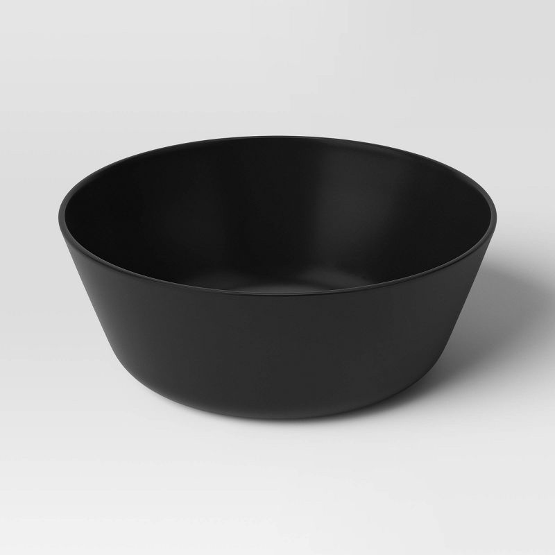 33.5 fl oz Plastic Cereal Bowl Black - Room Essentials™ (case pack 24 ct.)