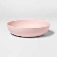 40.5oz Pink Plastic Dinner Bowl - Room Essentials