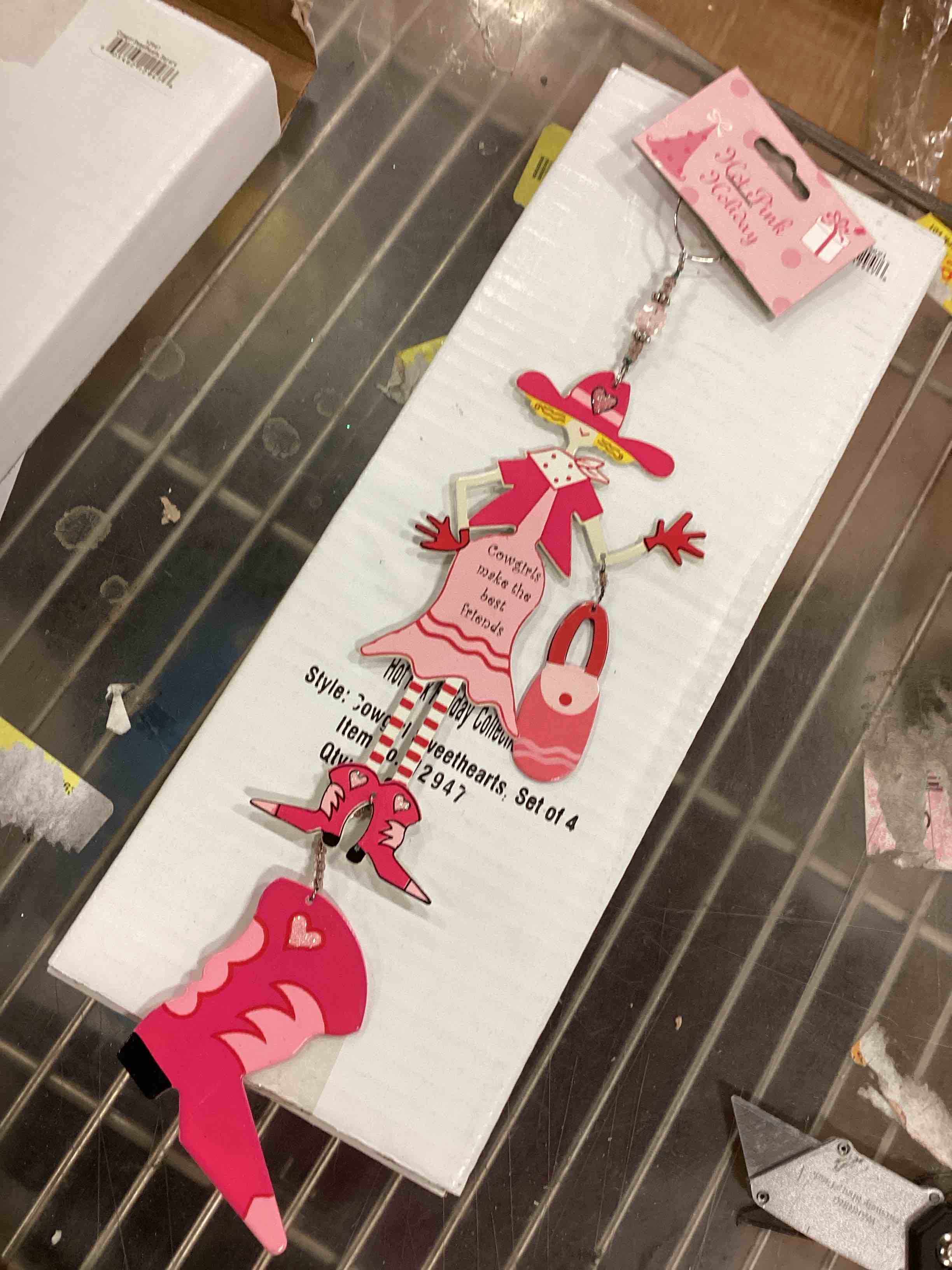 Cowgirl Sweetheart, Set of 4 Garden Decoration