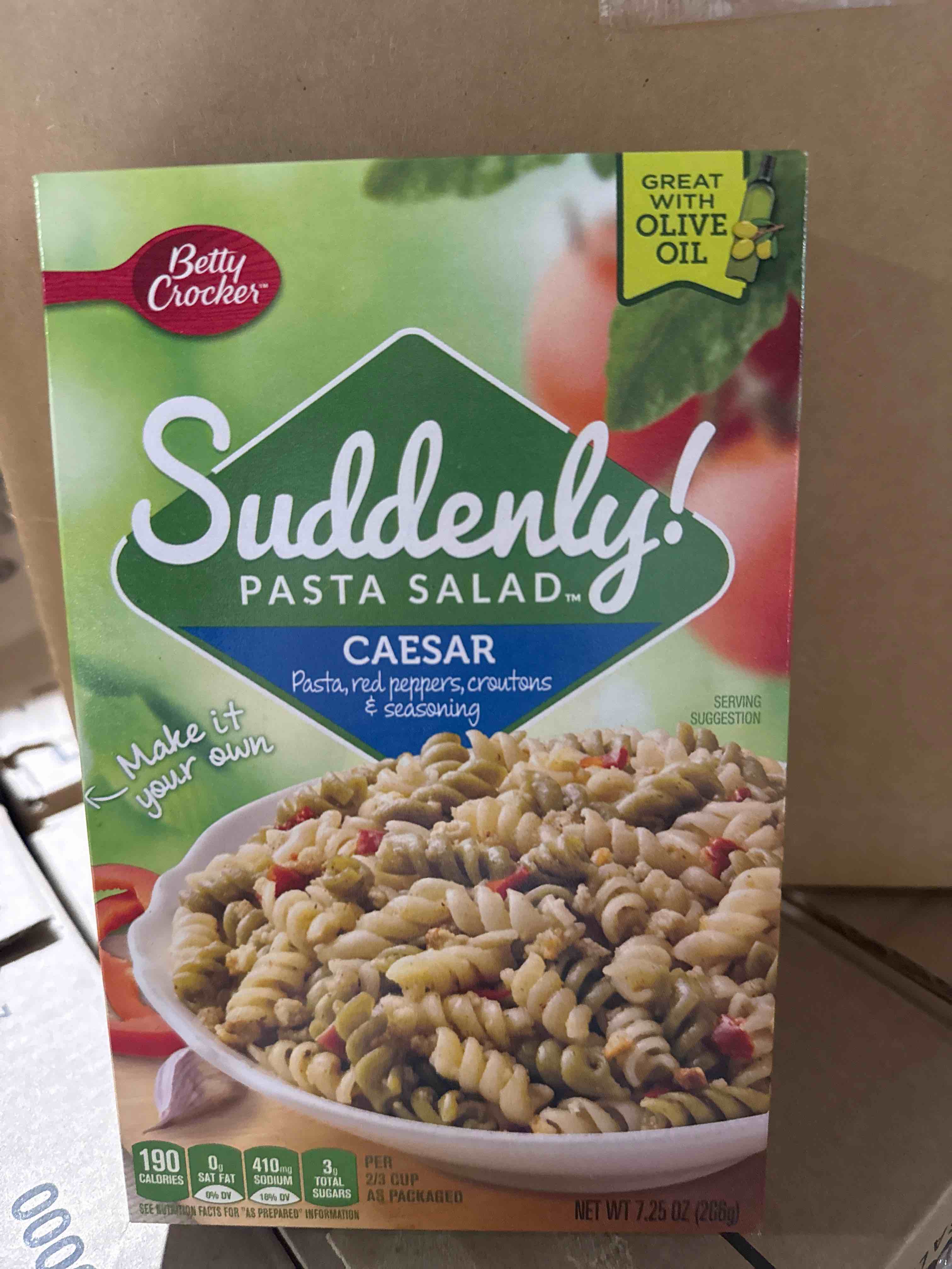 case of 6! Betty Crocker suddenly pasta salad Caesar best before May 2025