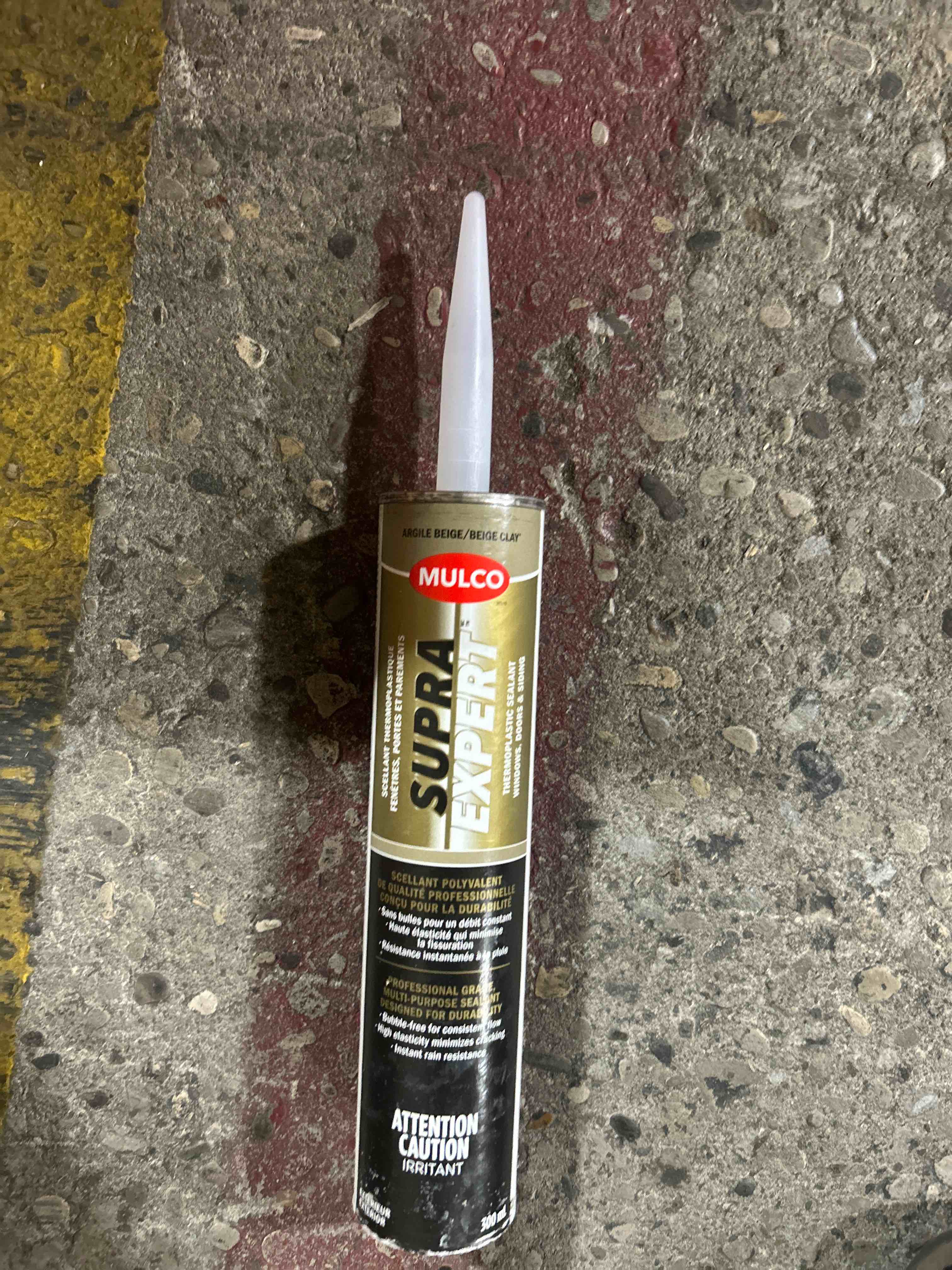 case of 20 300ml tubes beige clay mulco 