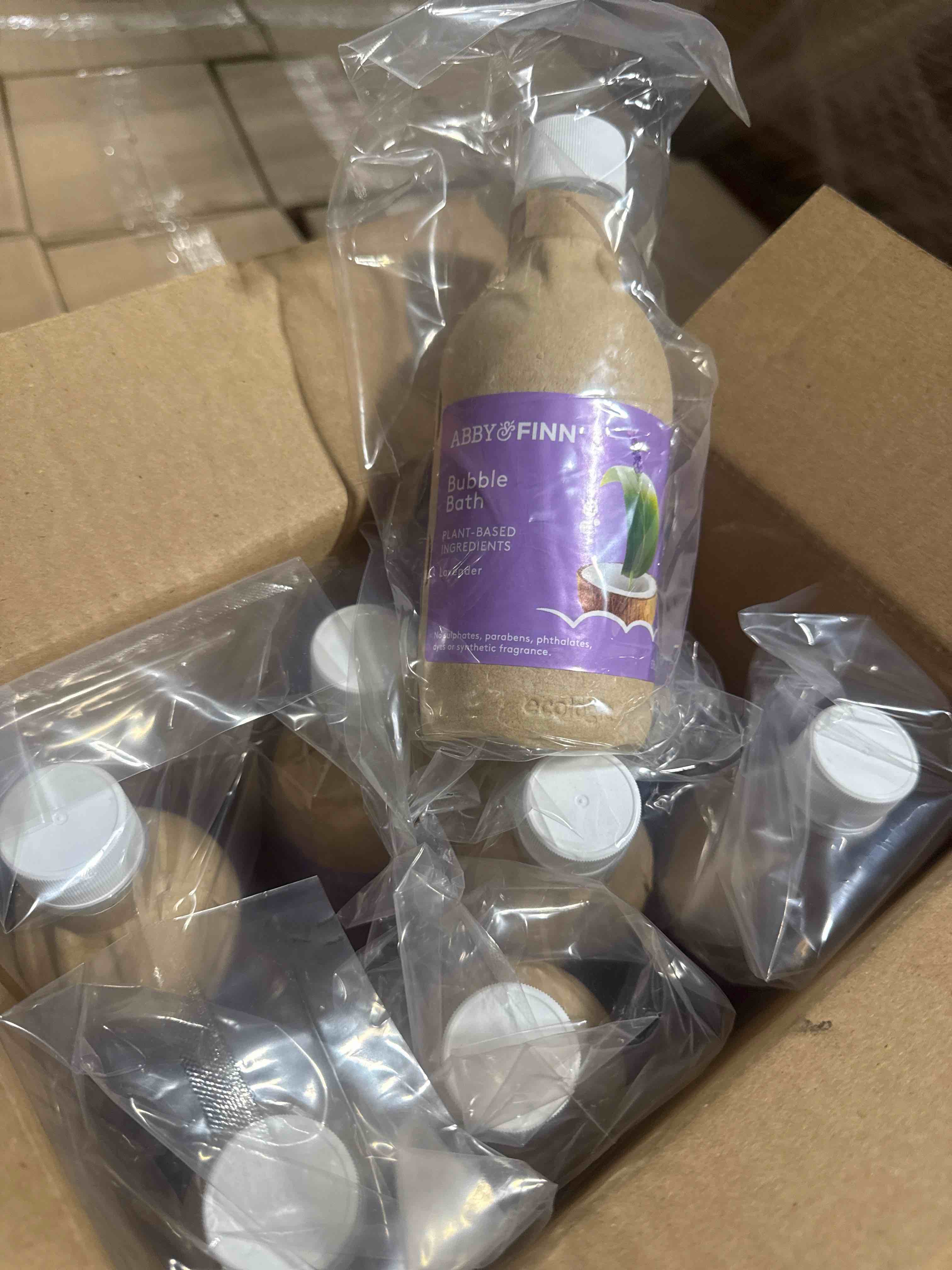 Condition photo showing New/Like New for abby & finn lavender bubble bath 8.5oz - bid per unit 