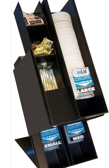 OneLid® LLC 2x2 Compact Vertical Stack Dispenser