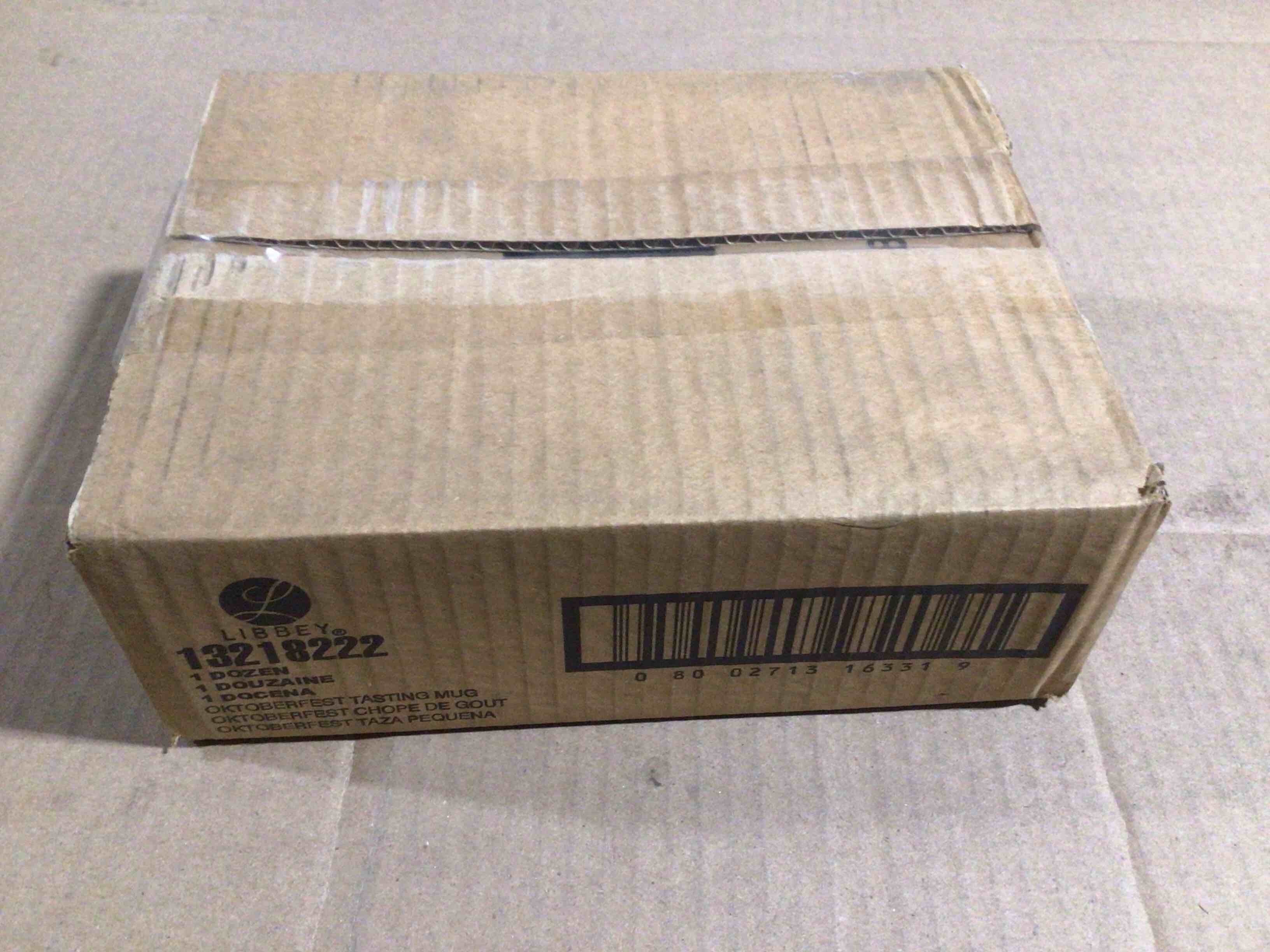 Case of 12 Libbey 1.875 Ounce Oktoberfest Tasting Mugs