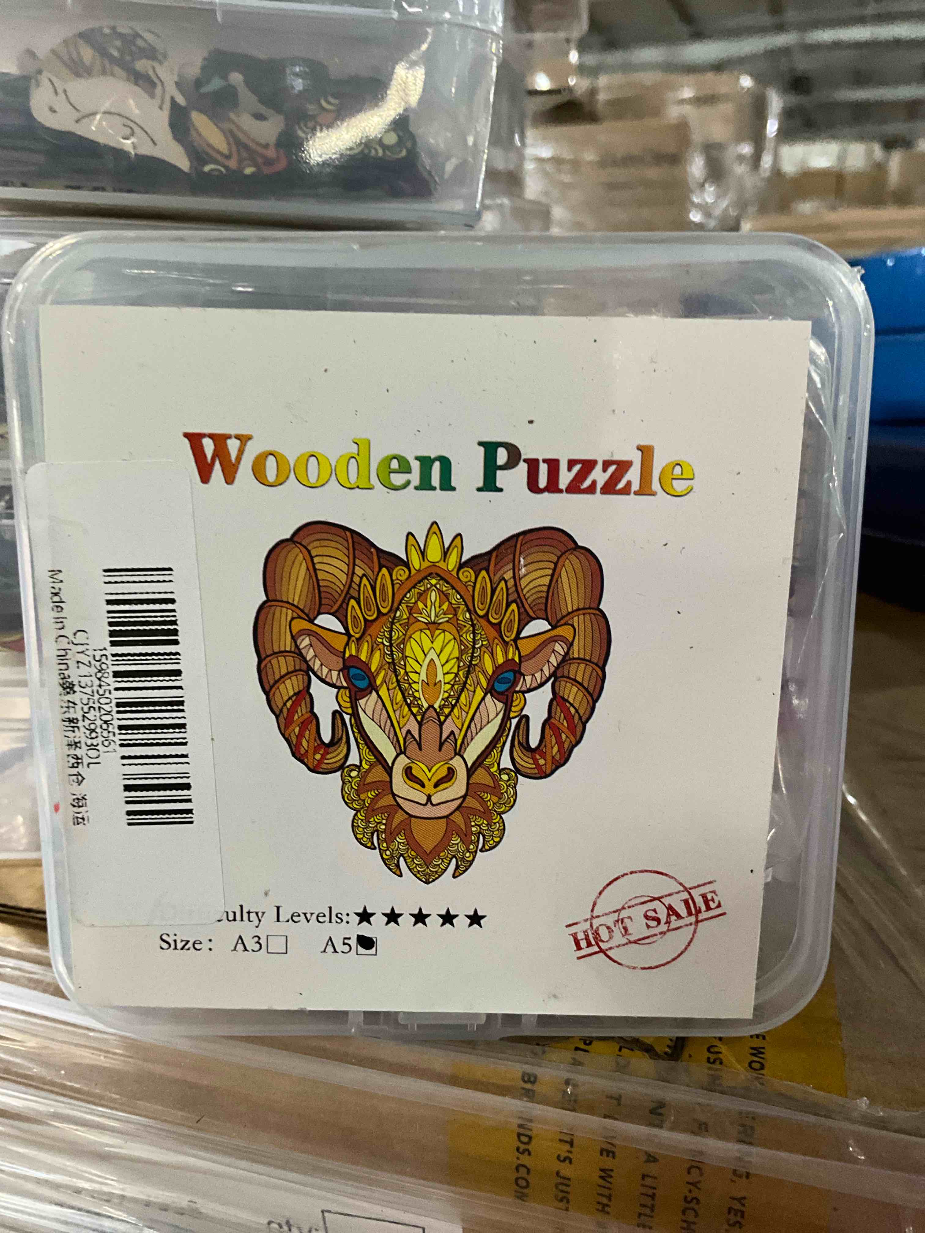 Wooden Puzzle Size A5