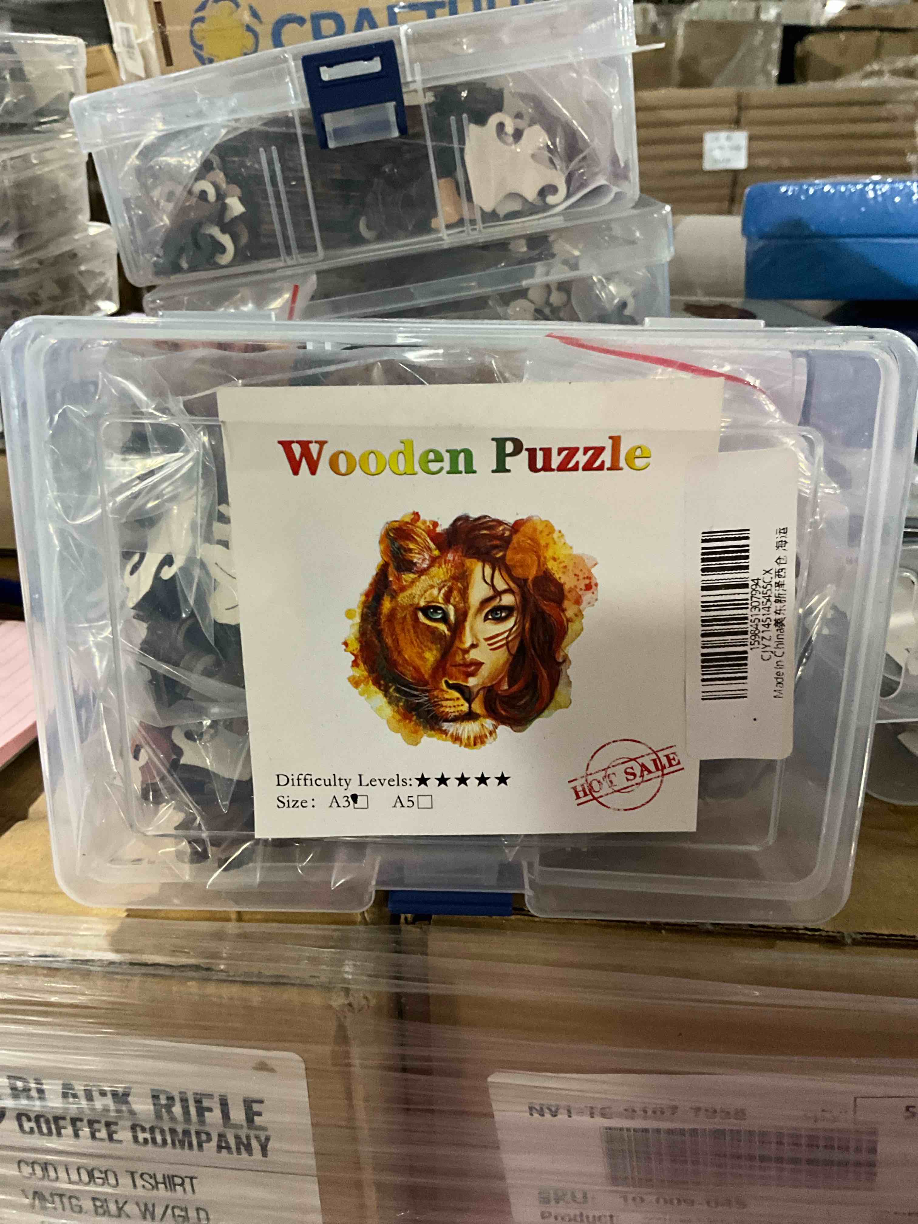 Wooden Puzzle Size A3