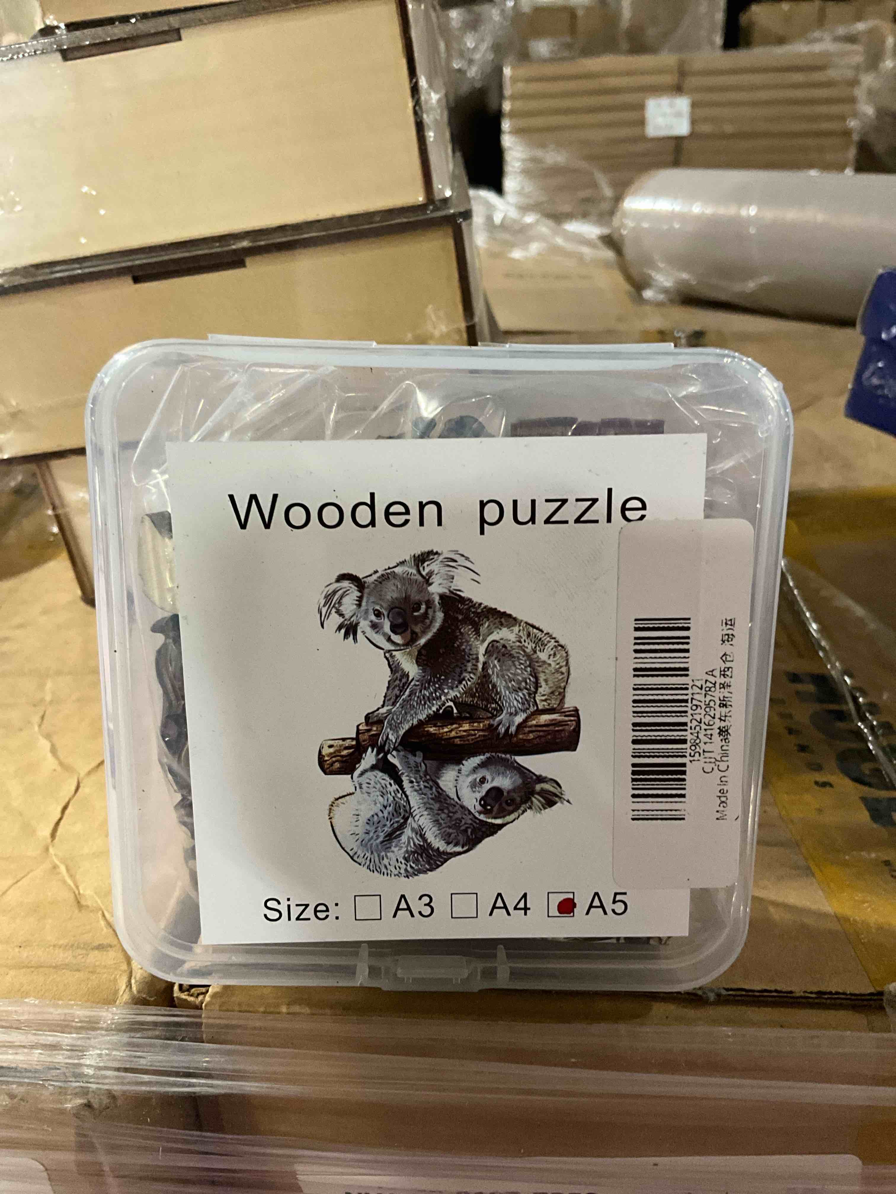 Wooden Puzzle Size A5 Koala