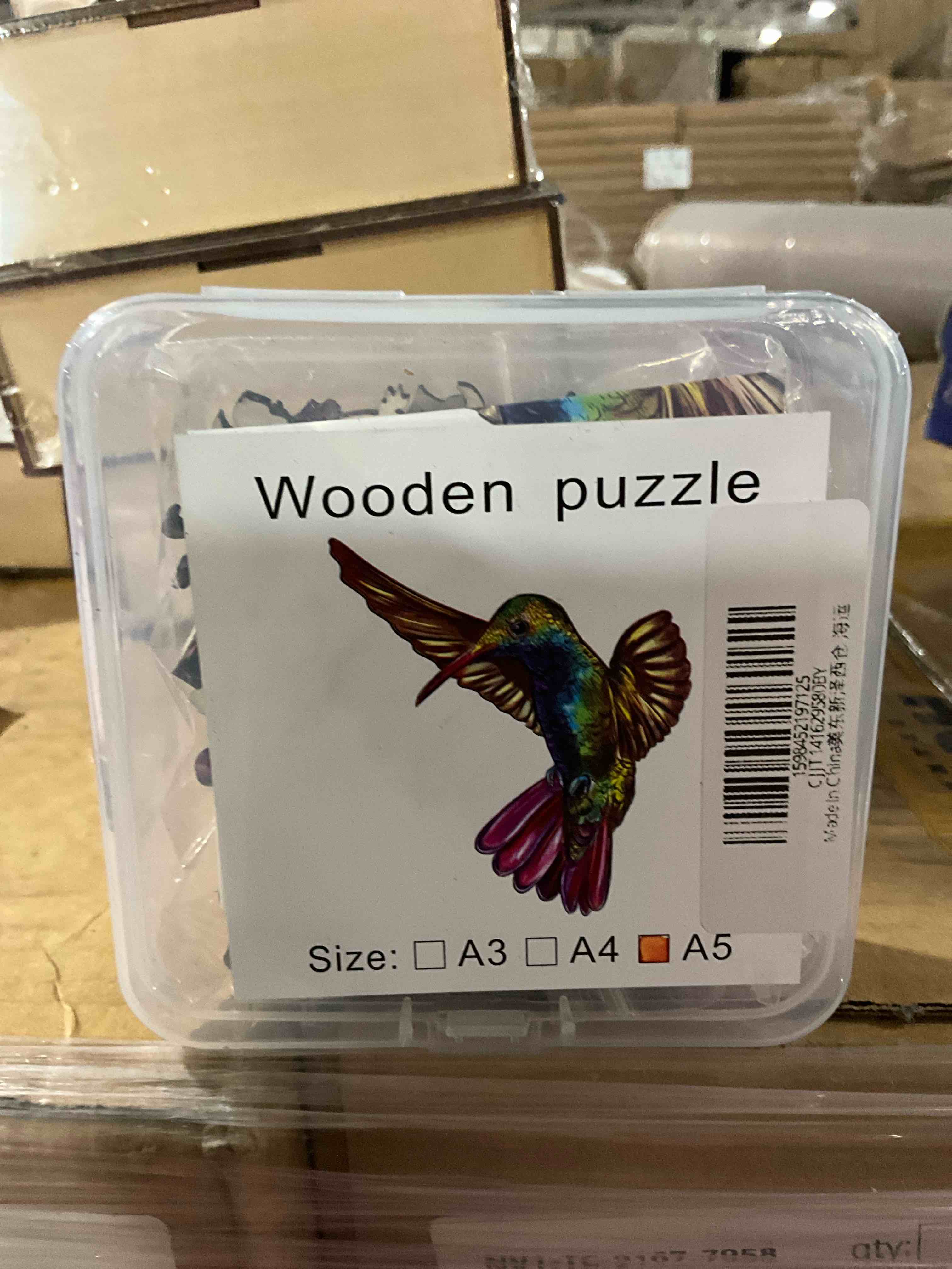 Wooden Puzzle, Size A5