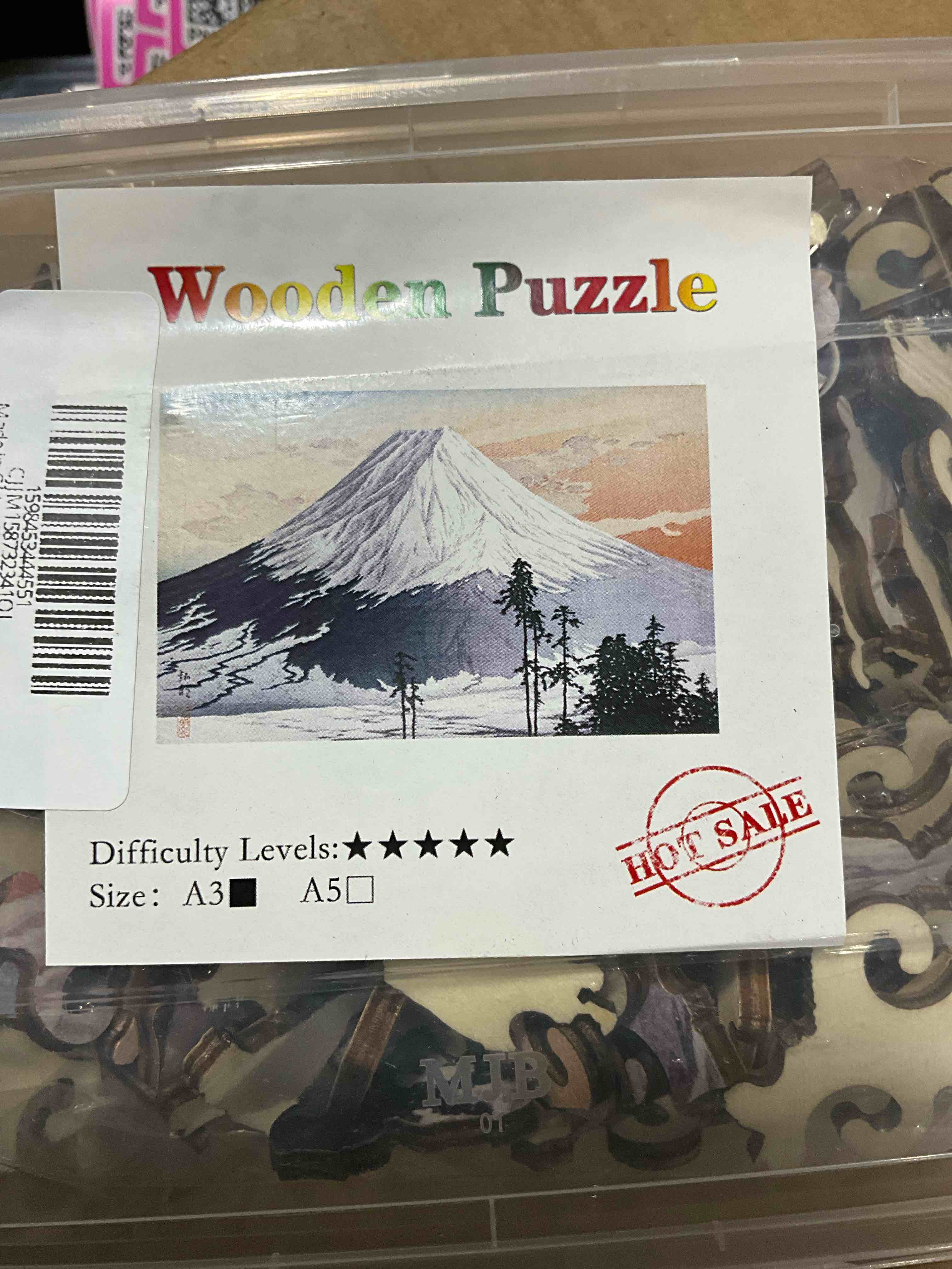Adult Wooden Puzzle, Size A3 