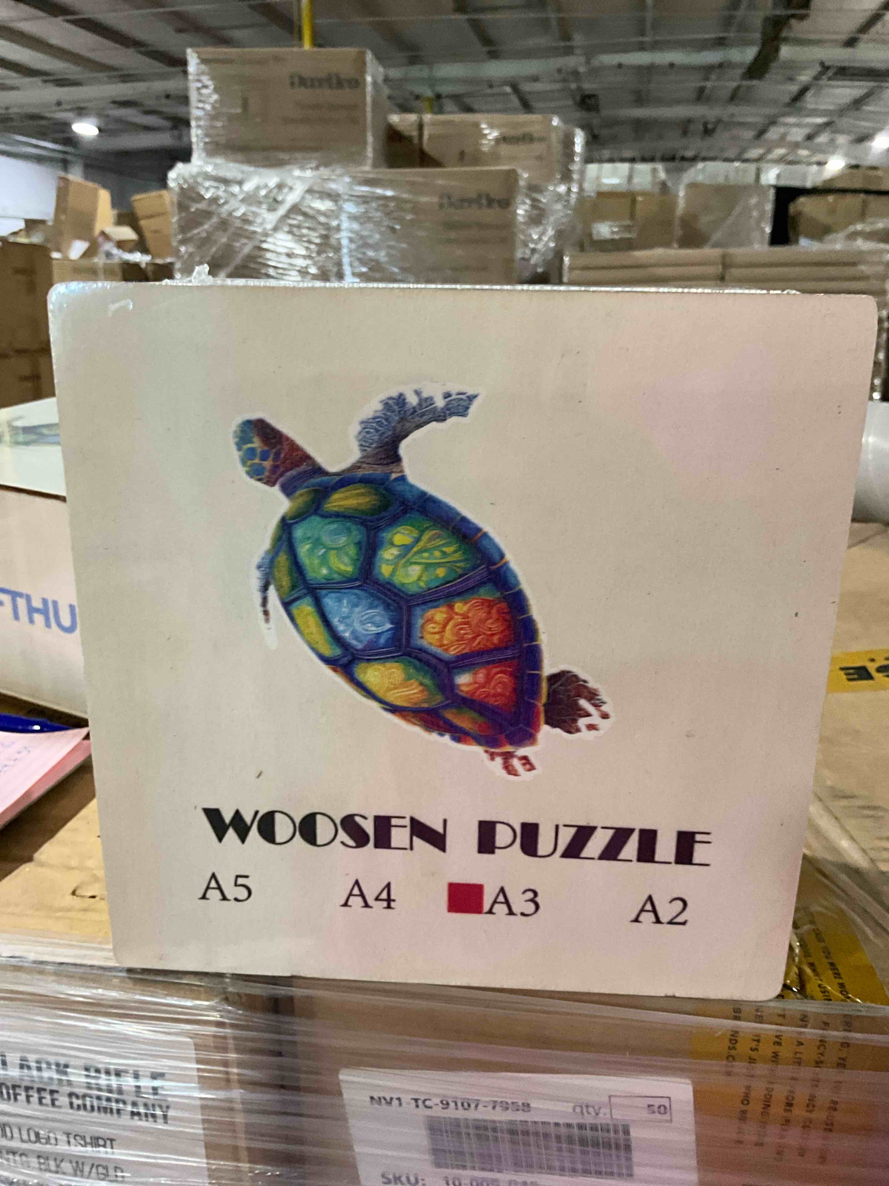 Crafthub Adult Wooden Puzzle, Size A3 Turttle