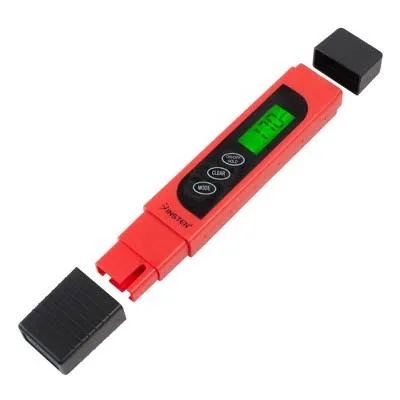 Insten - TDS Meter Digital Water Tester for Drinking Water  3-in-1 TDS  0-9999ppm  Temperature and EC Meter with Carrying Case  Red