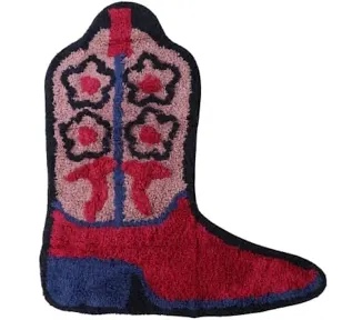 Boot Shaped Rug, Room2Room
