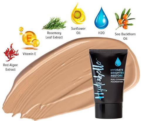 Belle Beauty Hydrabelle Foundation in Deep- full-coverage