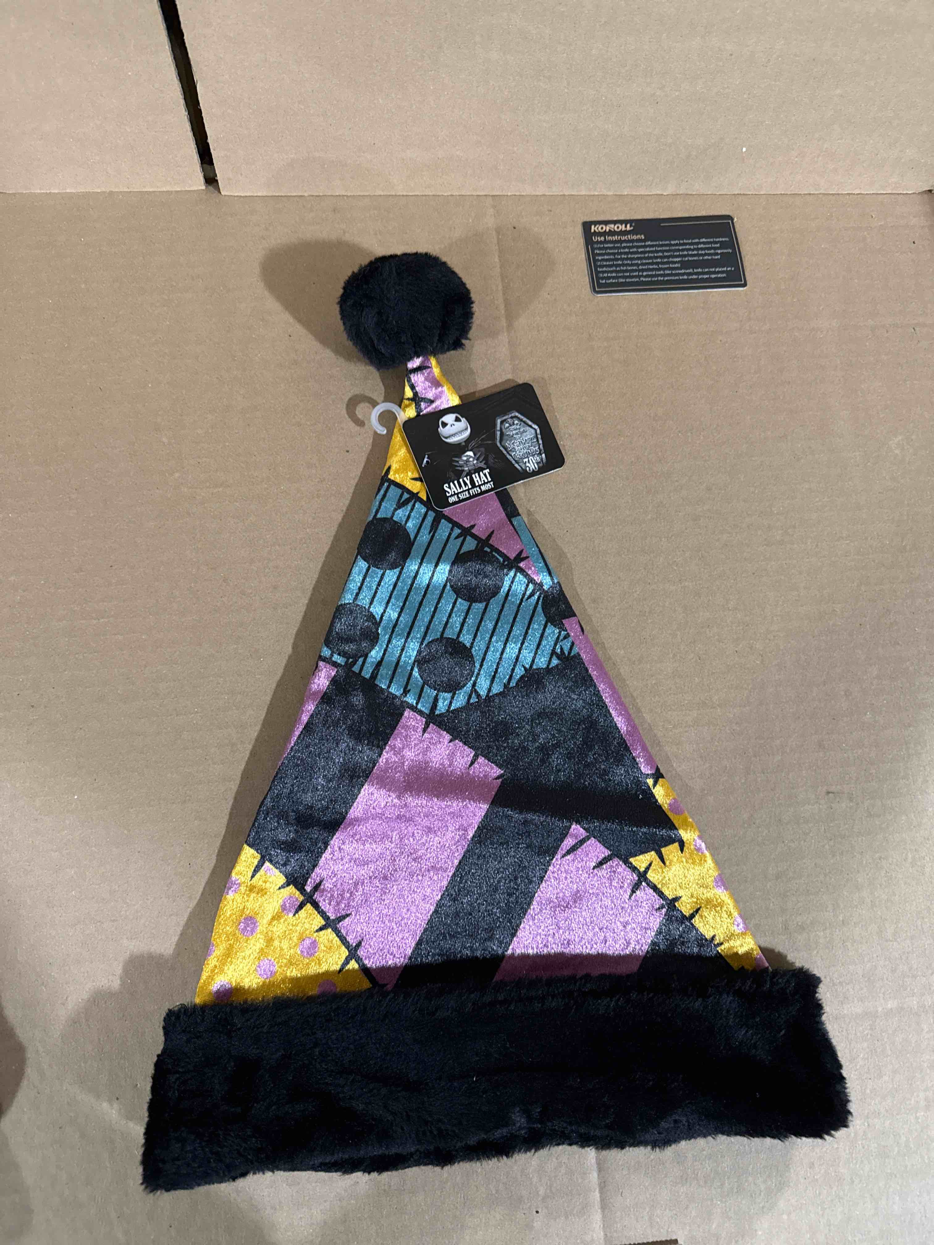 nightmare before Christmas Sally Santa hat