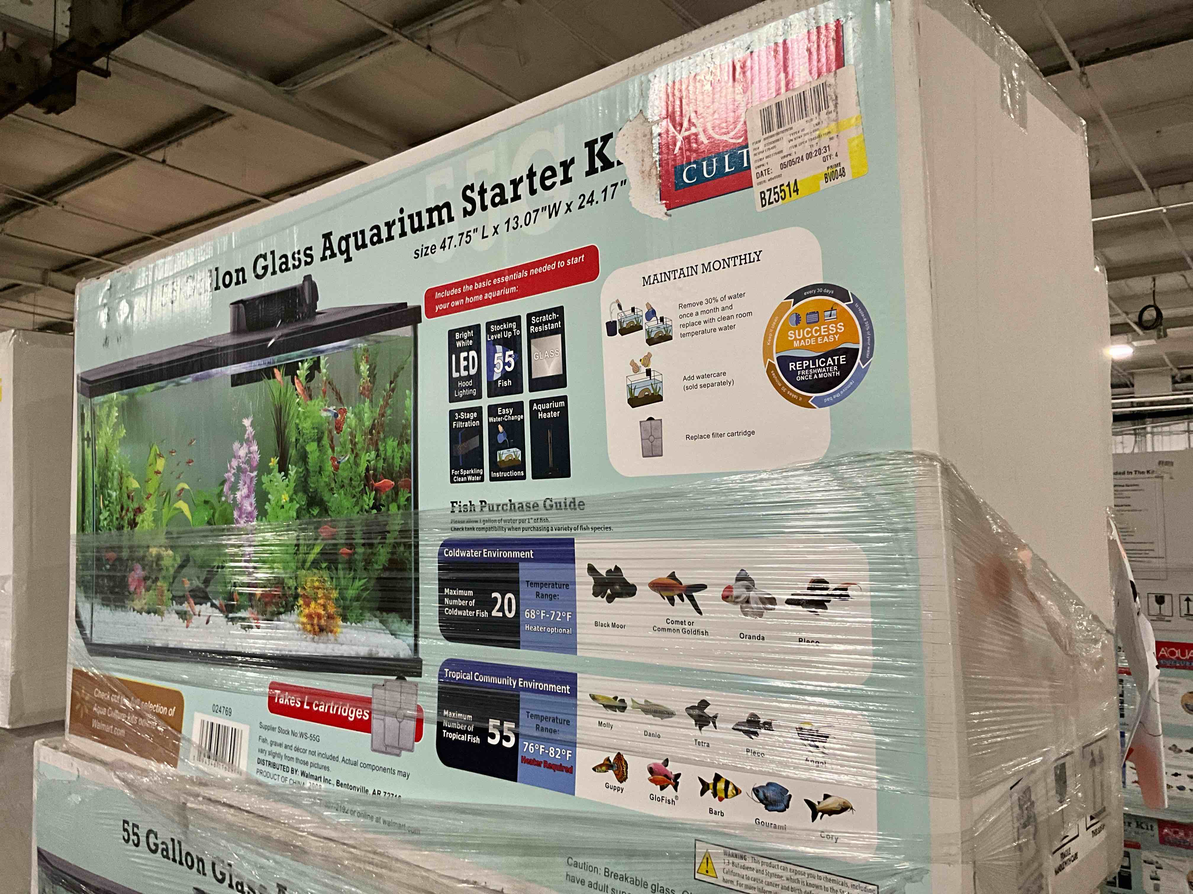 *BRAND NEW* 55 GAL Fish Tank! 