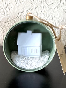 Target Bullseye Playground Green Christmas Ornament