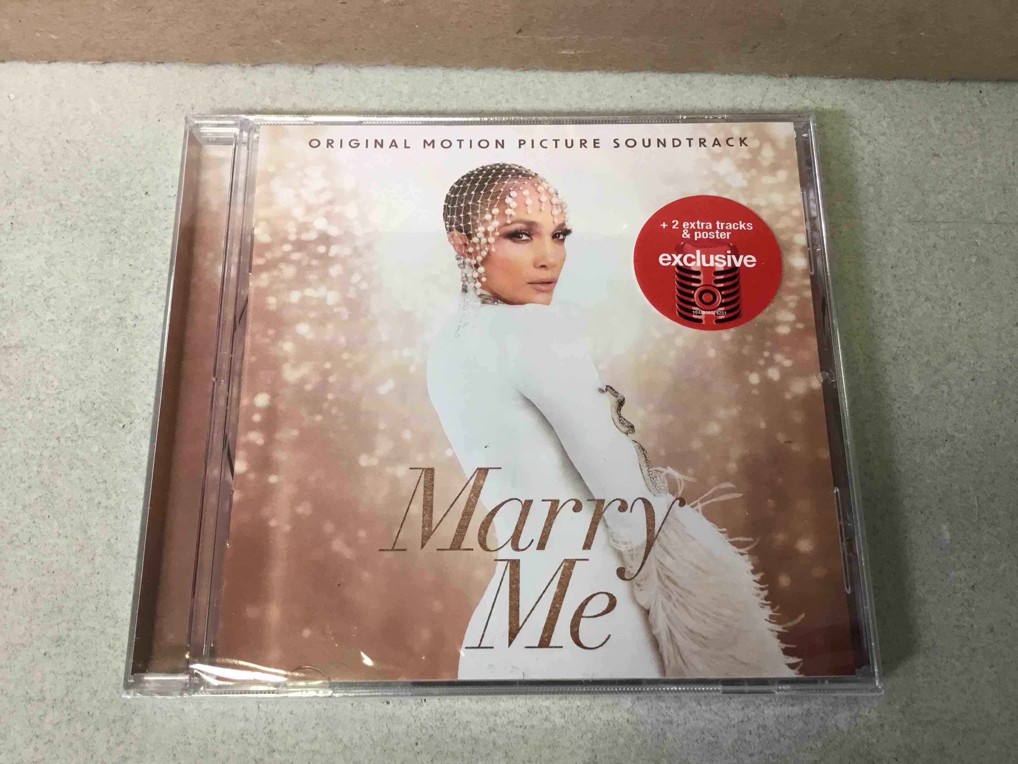 Condition photo showing New/Like New for Jennifer Lopez - Marry Me (Original Motion Picture Soundtrack) CD