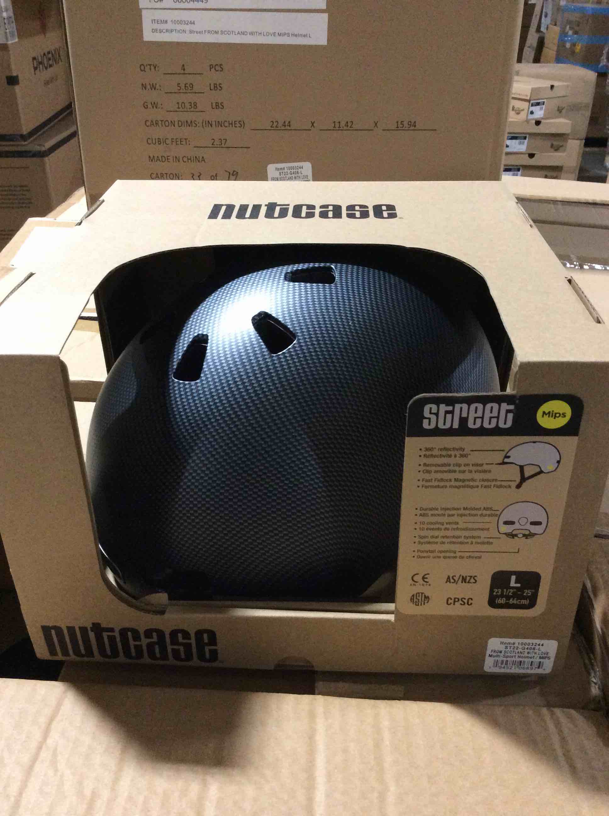 Condition photo showing Brand New for large nutcase, street, adult bike and skate helmet with mips protection system for road cycling and commuting