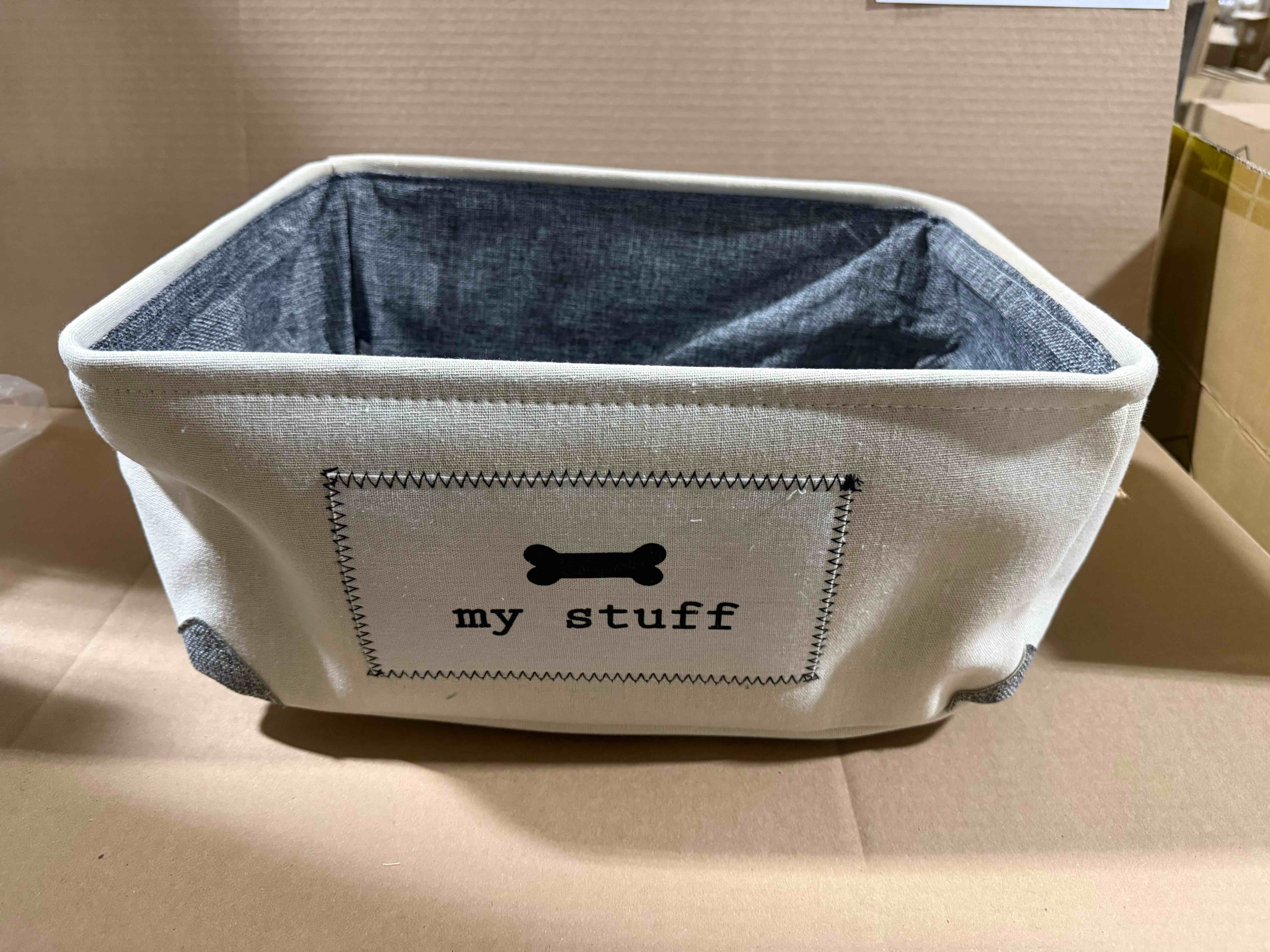 Condition photo showing Brand New for my stuff dog toy bin 