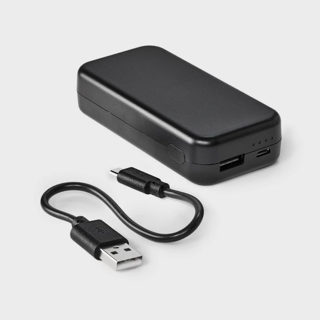 4000mAh Power Bank with Micro USB Cable - dealworthy™ Black