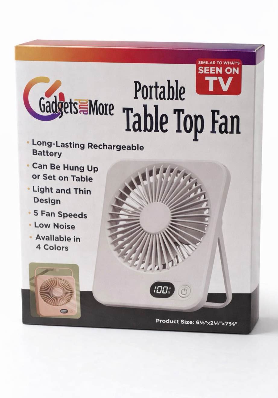 Condition photo showing Brand New for Portable Table Top Fan 