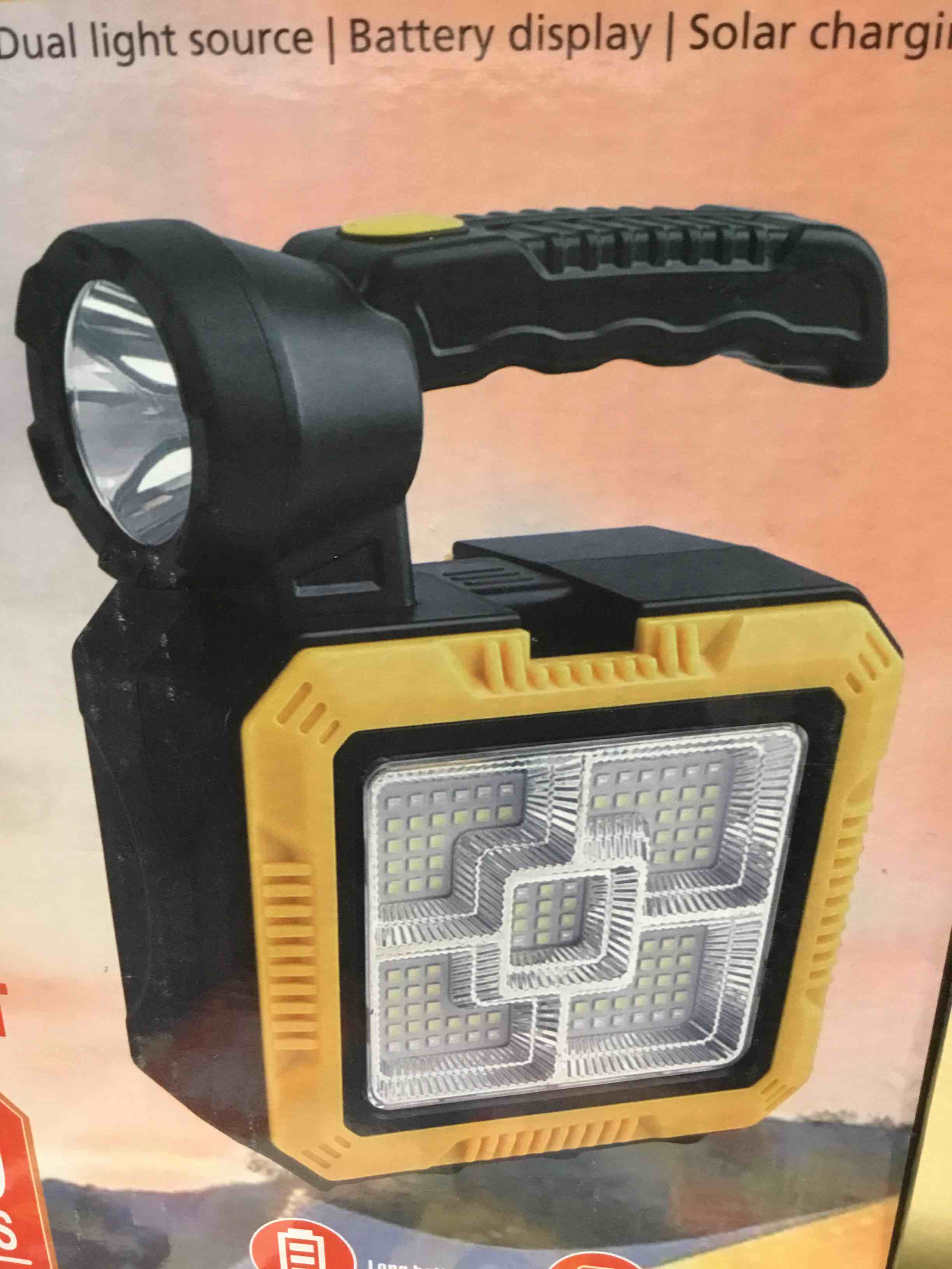 Kentucky Industrial Tools Solar Portable Lamp, 1500 Lumens