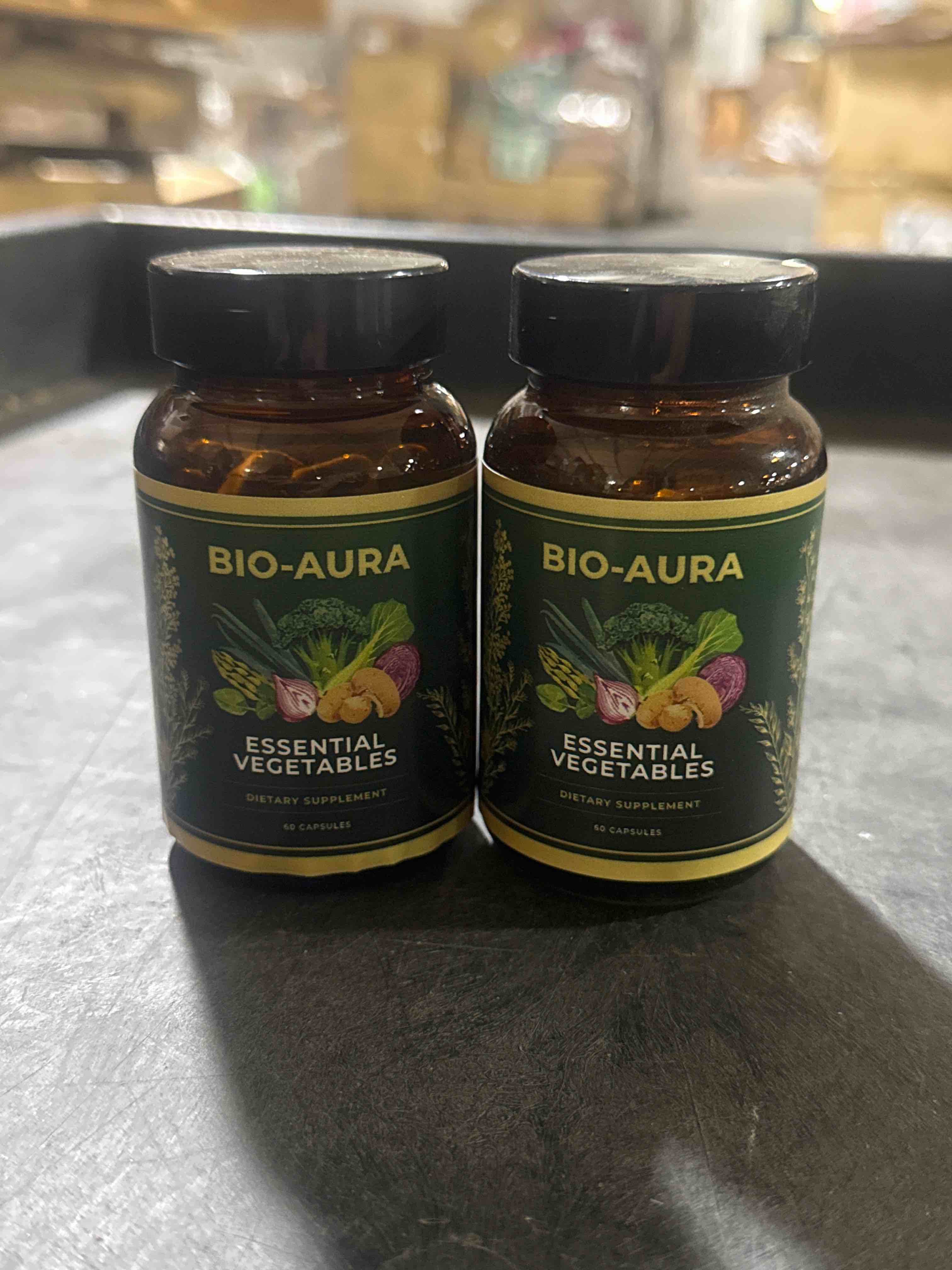 Condition photo showing New/Like New for pack of 2 bio-aura essential vegetables dietary supplement 60 capsules 
