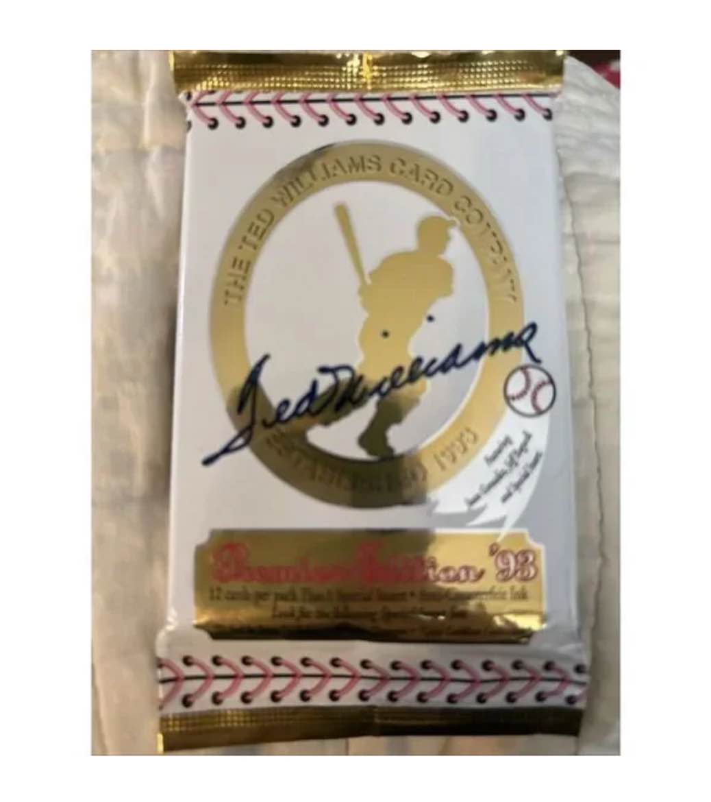 UNOPENED 1993 TED WILLIAMS CO BASEBALL WAX PACK - POTENTIAL RUTH, MAYS, KALINE, PAIGE, GEHRIG, COOL PAPA BELL